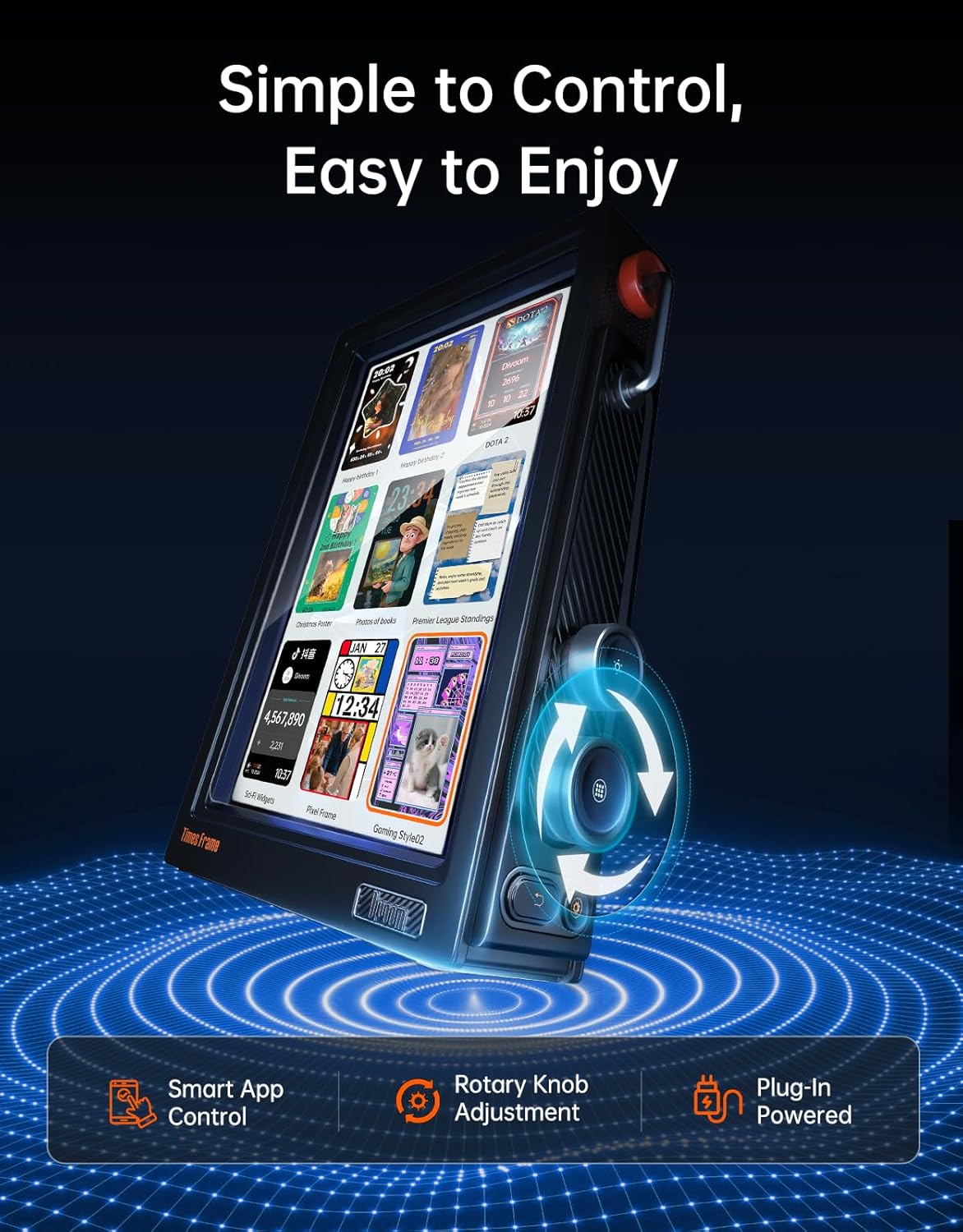 Thumbnail 5 de Divoom Times Frame 10.1" WiFi digital frame