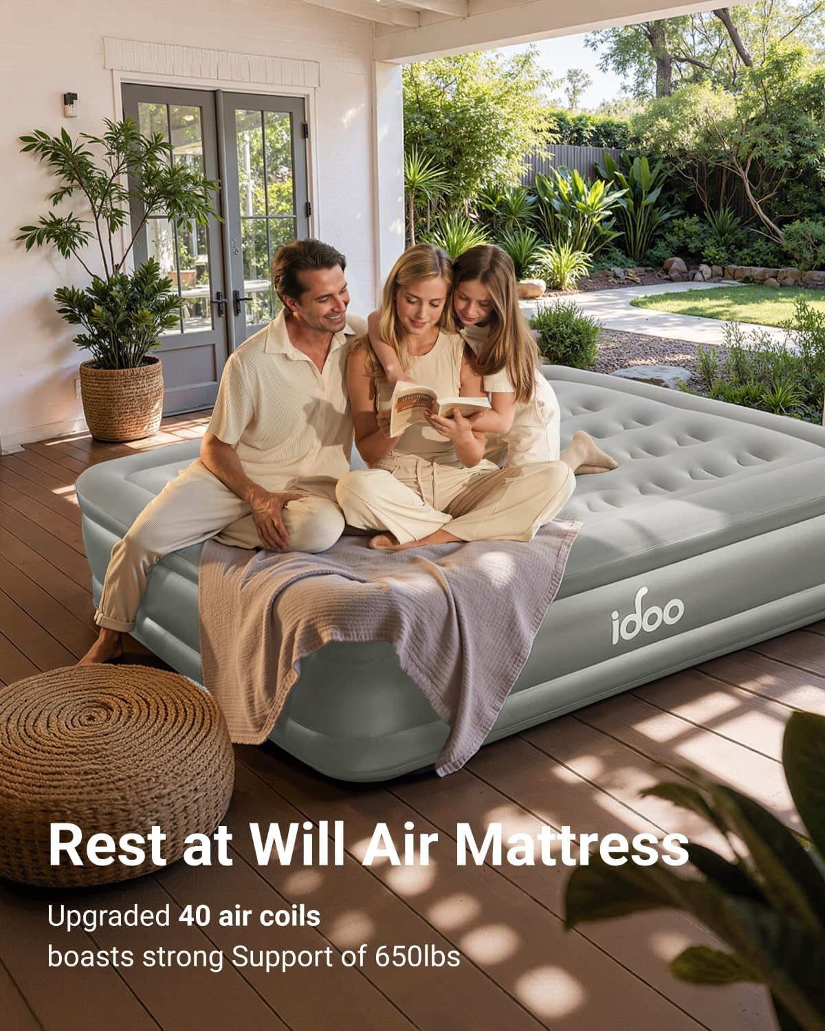 Thumbnail 6 de iDOO Air Mattress Queen 18 Raised