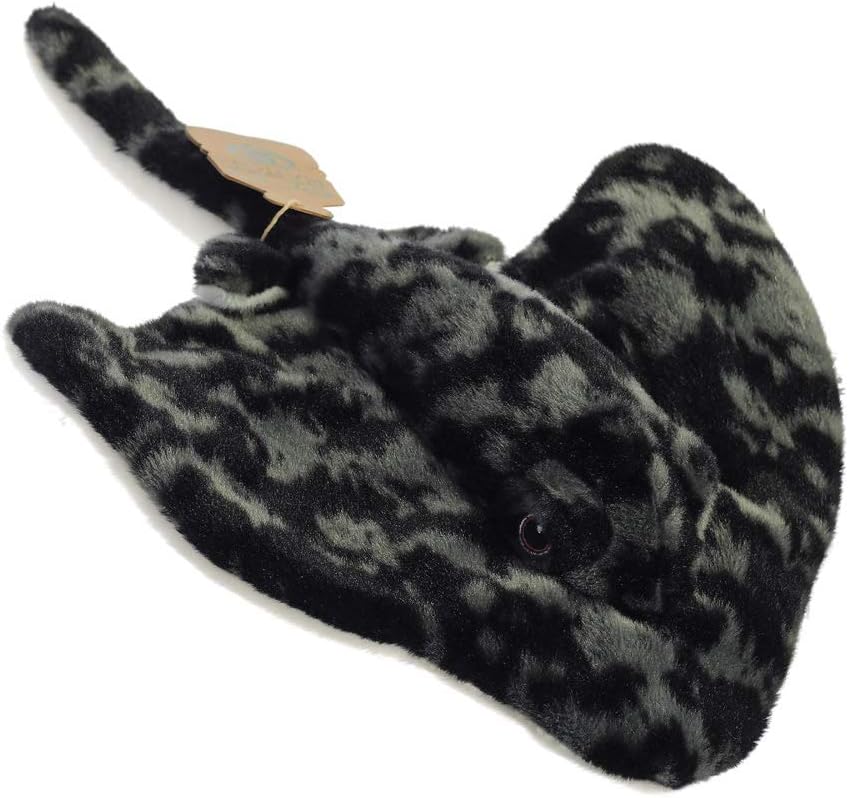 Detalle de Aurora 35019 Eco Nation Stingray 12In Soft Toy – Black & Grey (Medium)