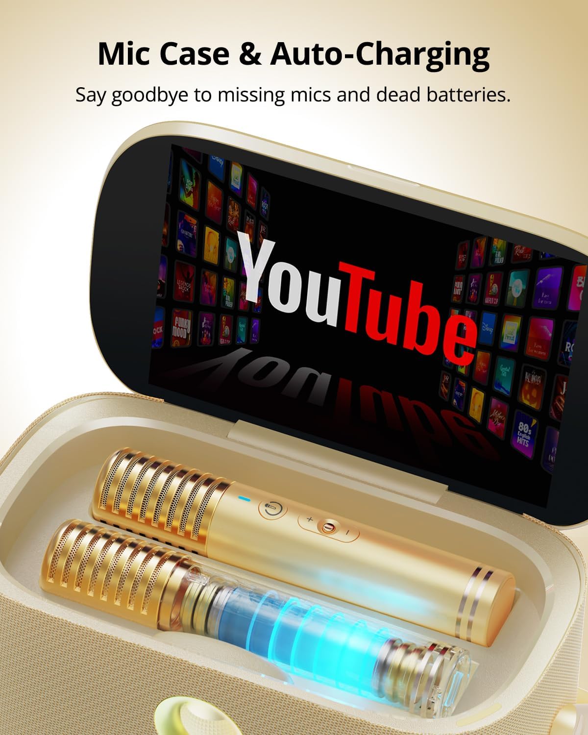 Thumbnail 6 de Ikarao Shell S2 Karaoke Machine with 8-Inch Lyrics Display and 140W Speakers