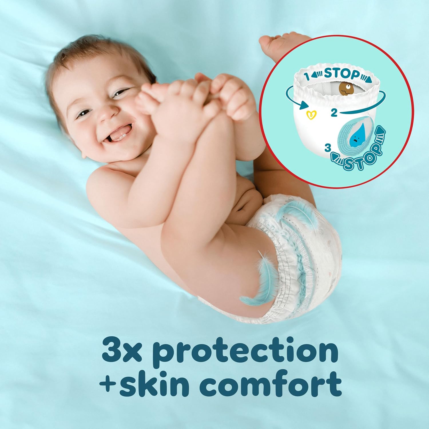 Detalle de Pampers Premium Protection Size 6 ๐ถ