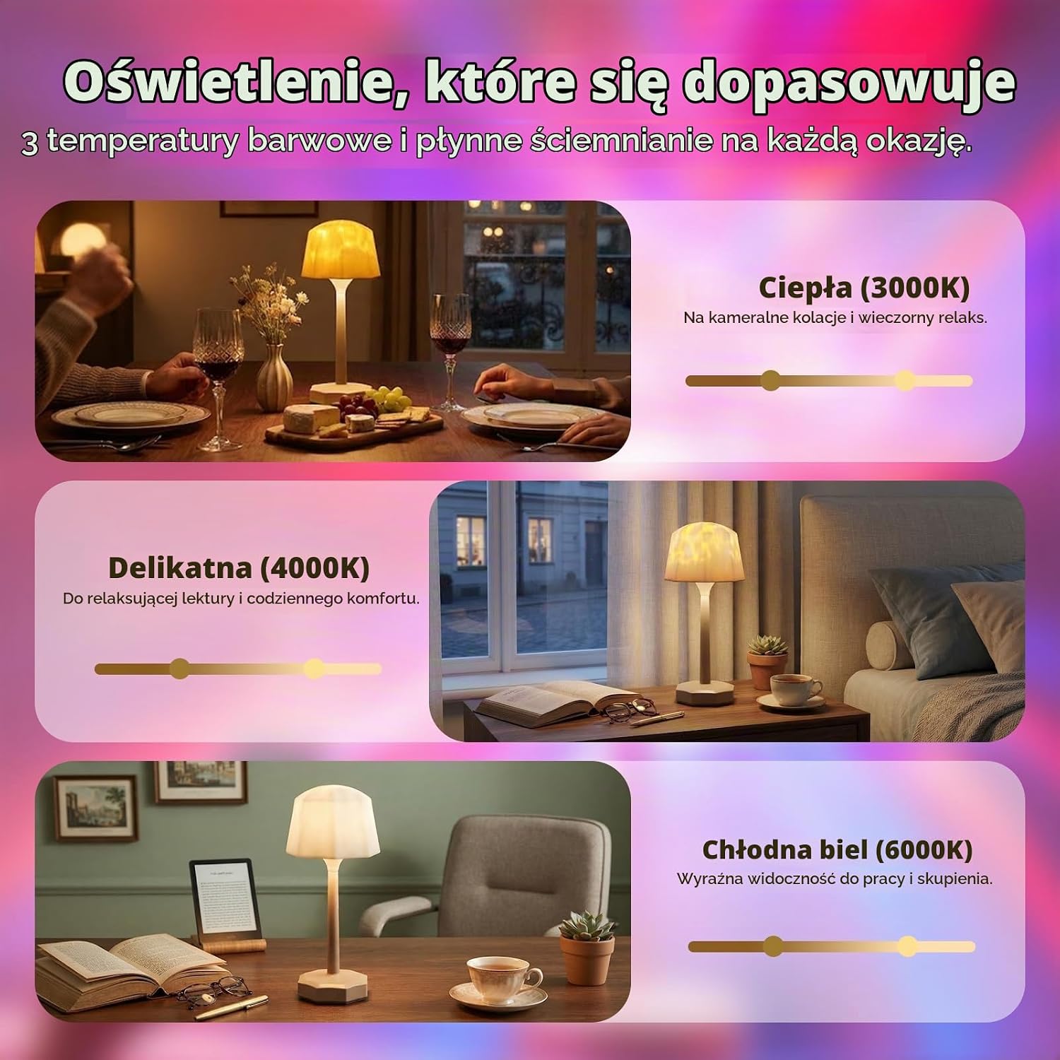 Detalle 2 de ZORVENIX Waterproof Shower Lamp – wodoodporna lampa LED, 16 kolorów i pilot