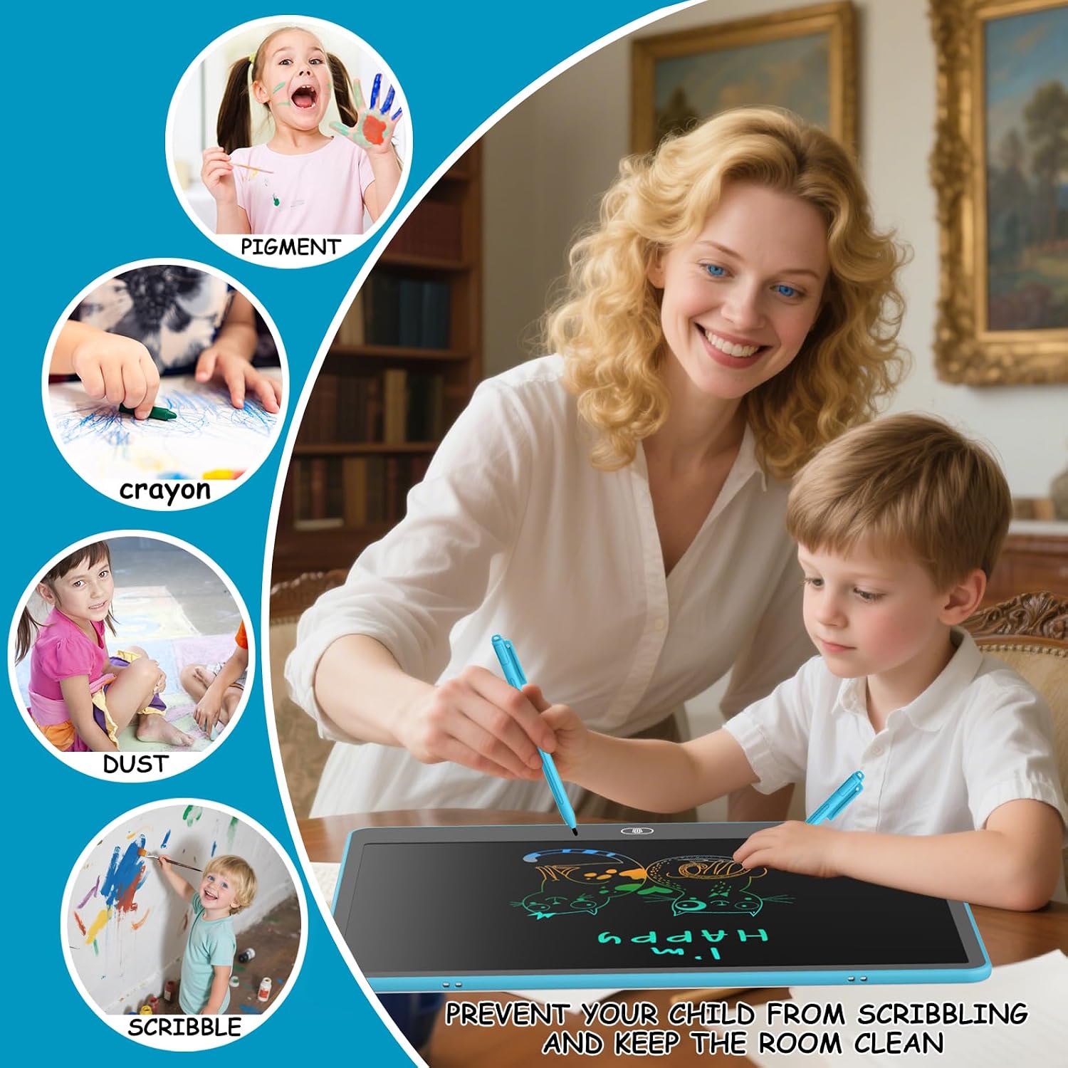 Detalle 1 de HAPPYMATE LCD writing tablet, 16-inch