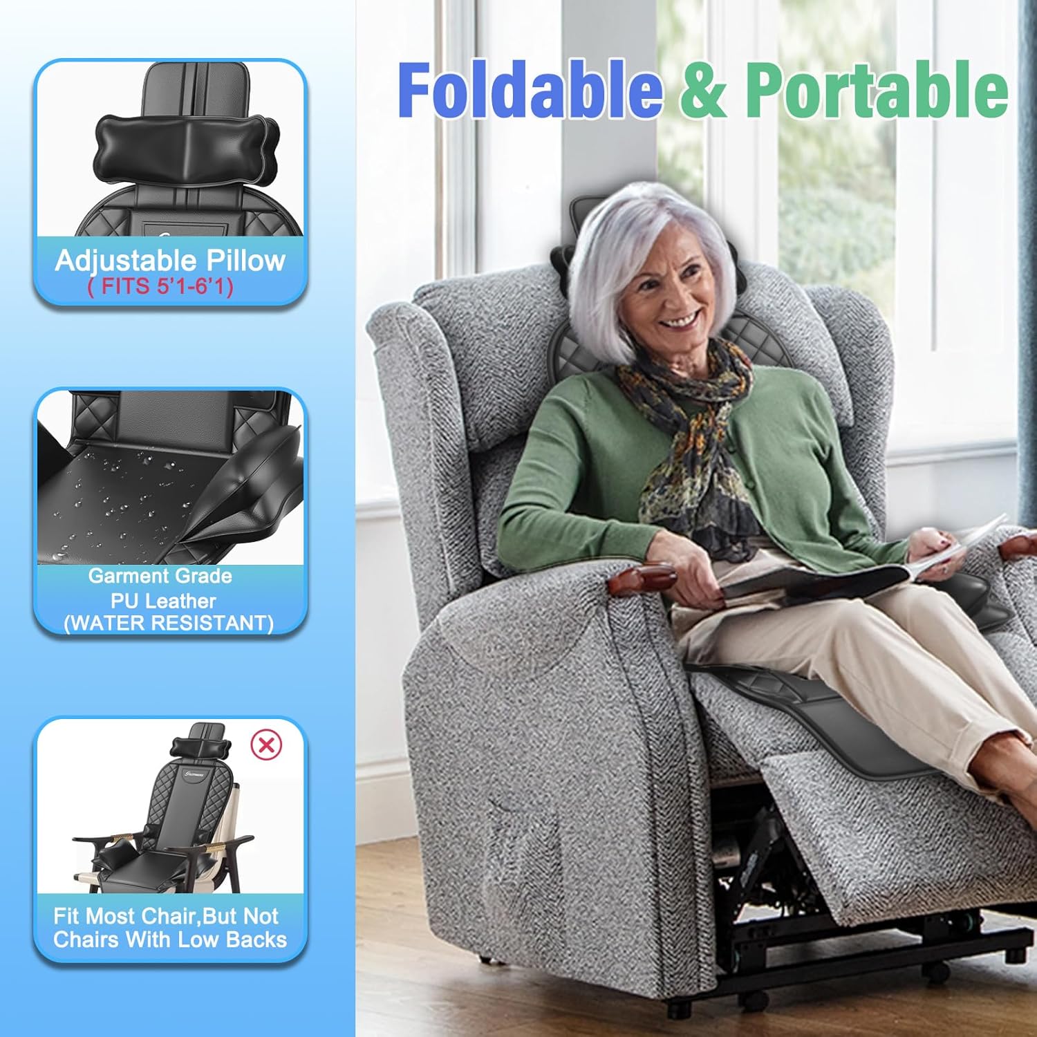 Thumbnail 6 de comrelax Back Massager 16.2x23.6in