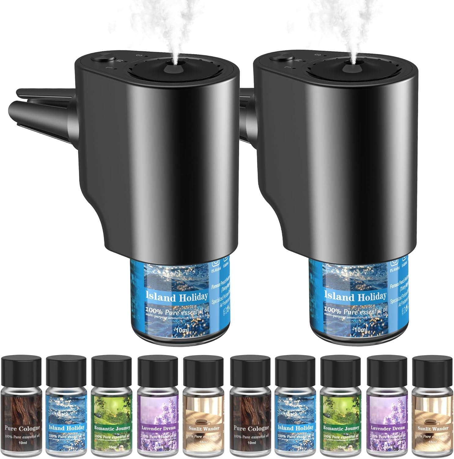 Car Air Freshener 5 Scents 10 Refills