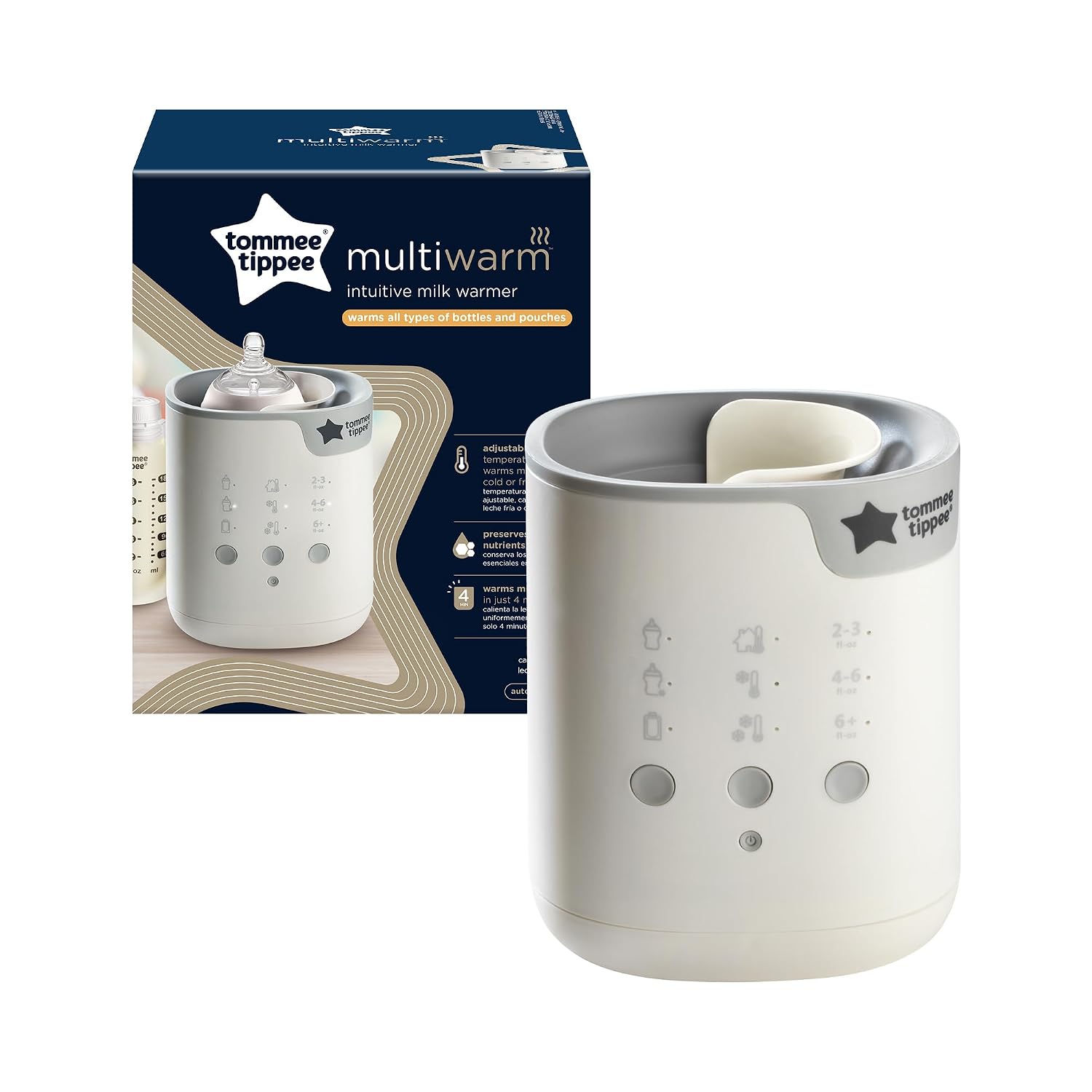 Detalle de Tommee Tippee Bottle and Food Warmer Multiwarm