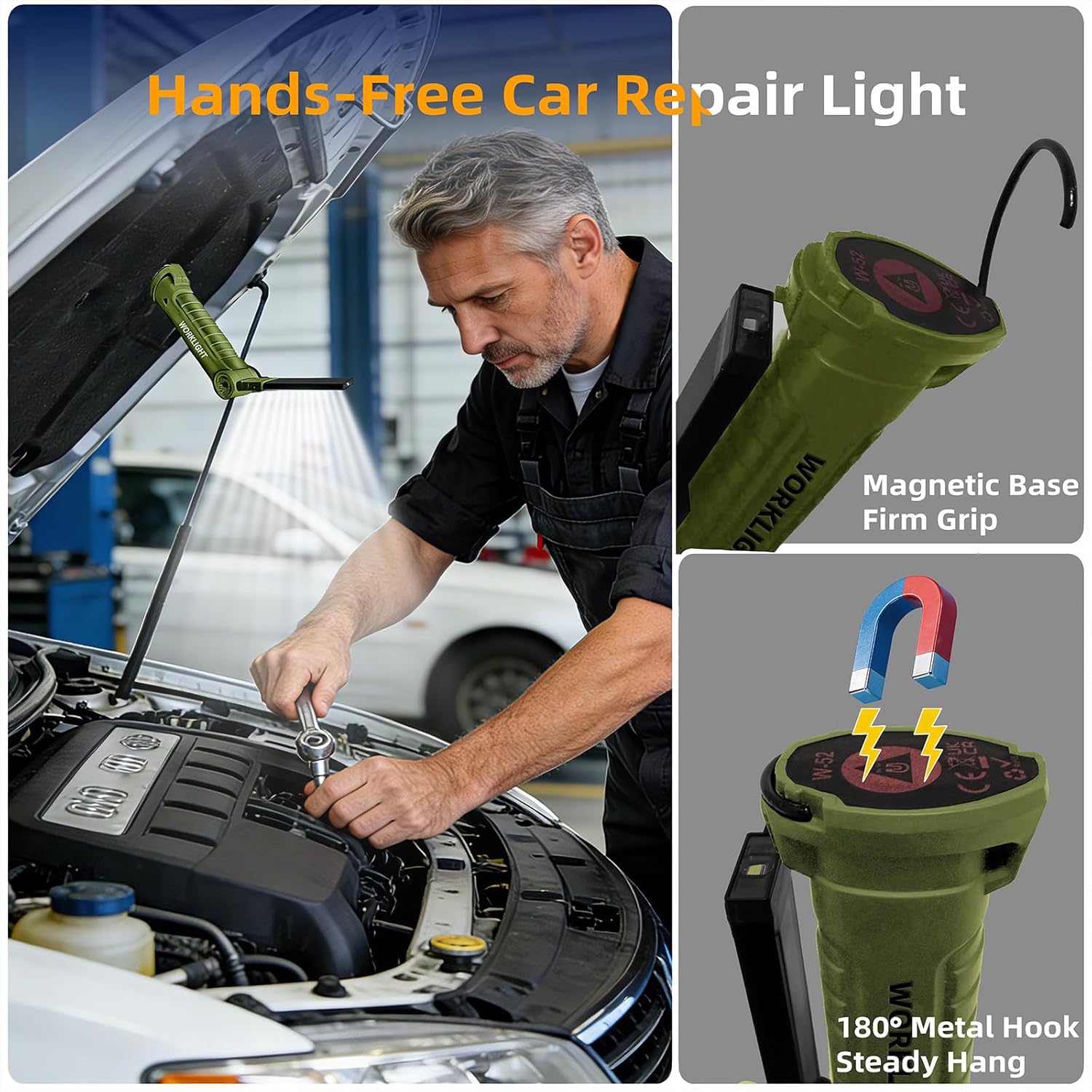 Thumbnail 3 de Rechargeable LED work light 5 modes