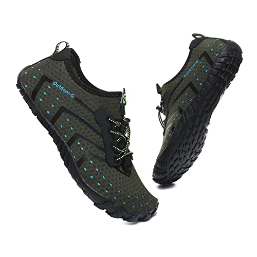 Detalle de Chaussures aquatiques Hanani Unisex – Séchage rapide, antidérapantes, vert EU42