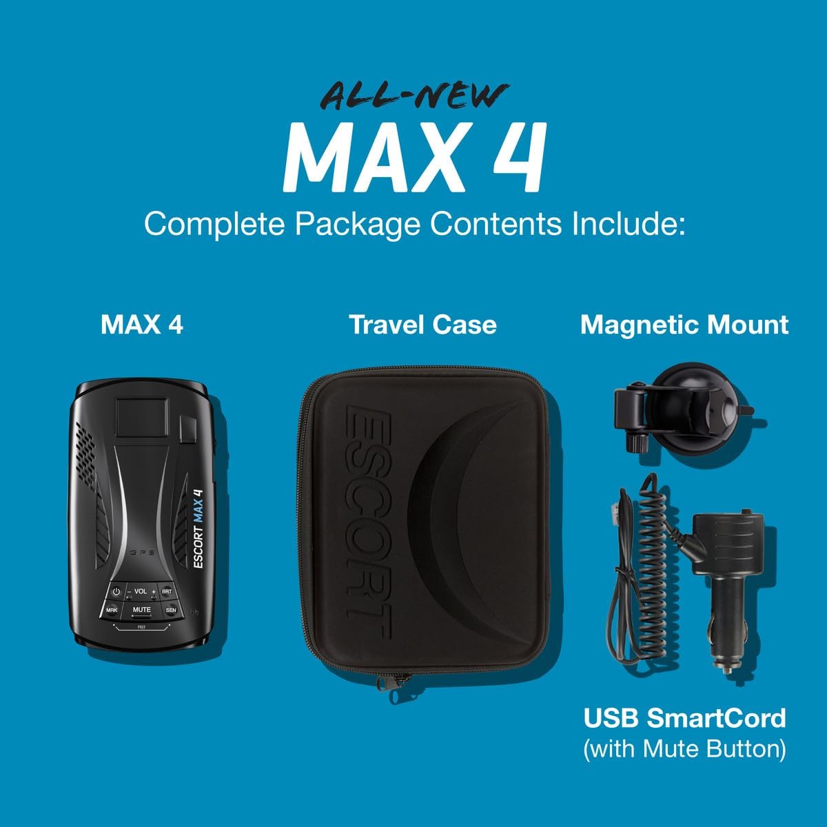 Thumbnail 6 de Escort MAX 4 Radar Detector with AutoLearn Intelligence, GPS & Bluetooth (Apple CarPlay/Android Auto Compatible)