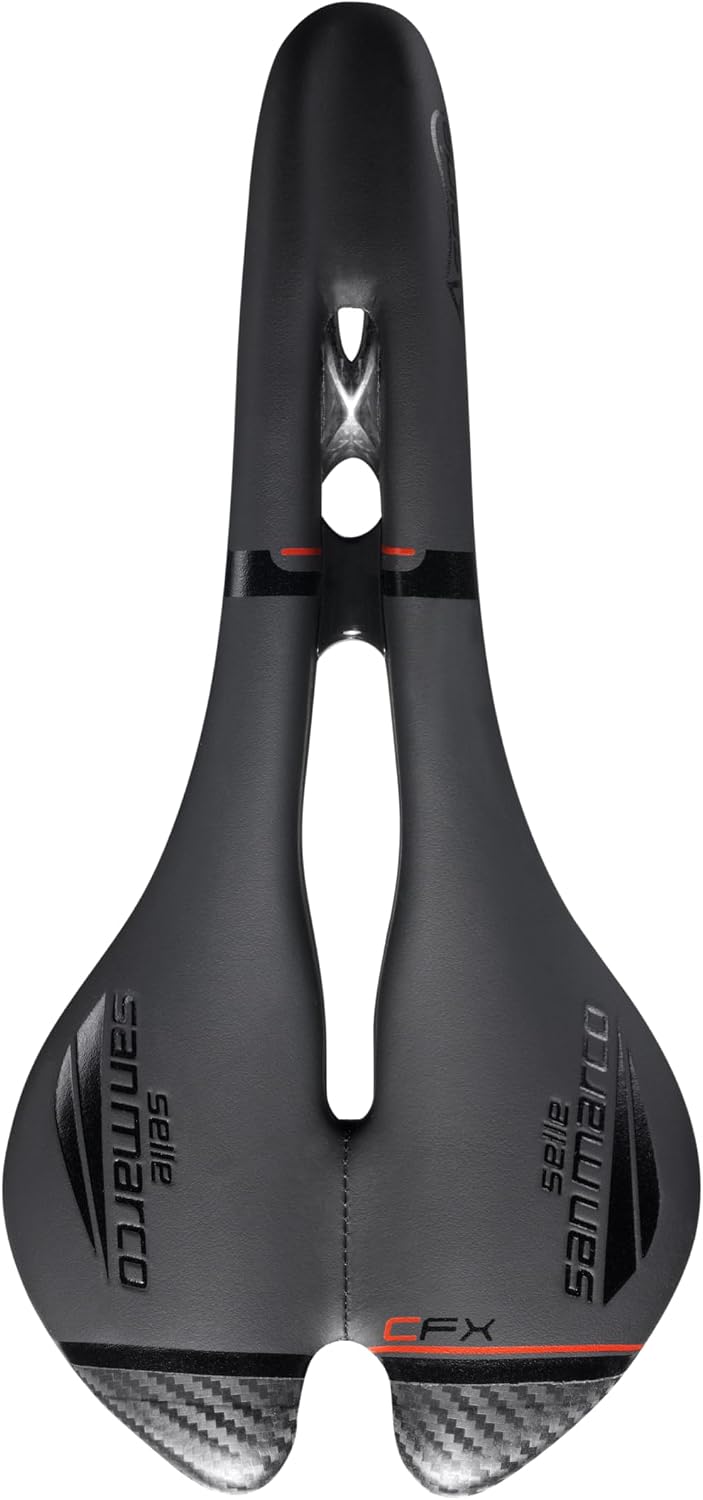 Detalle 2 de Selle San Marco ASPIDE Carbon FX – siodełko szosowe z karbonowymi szynami