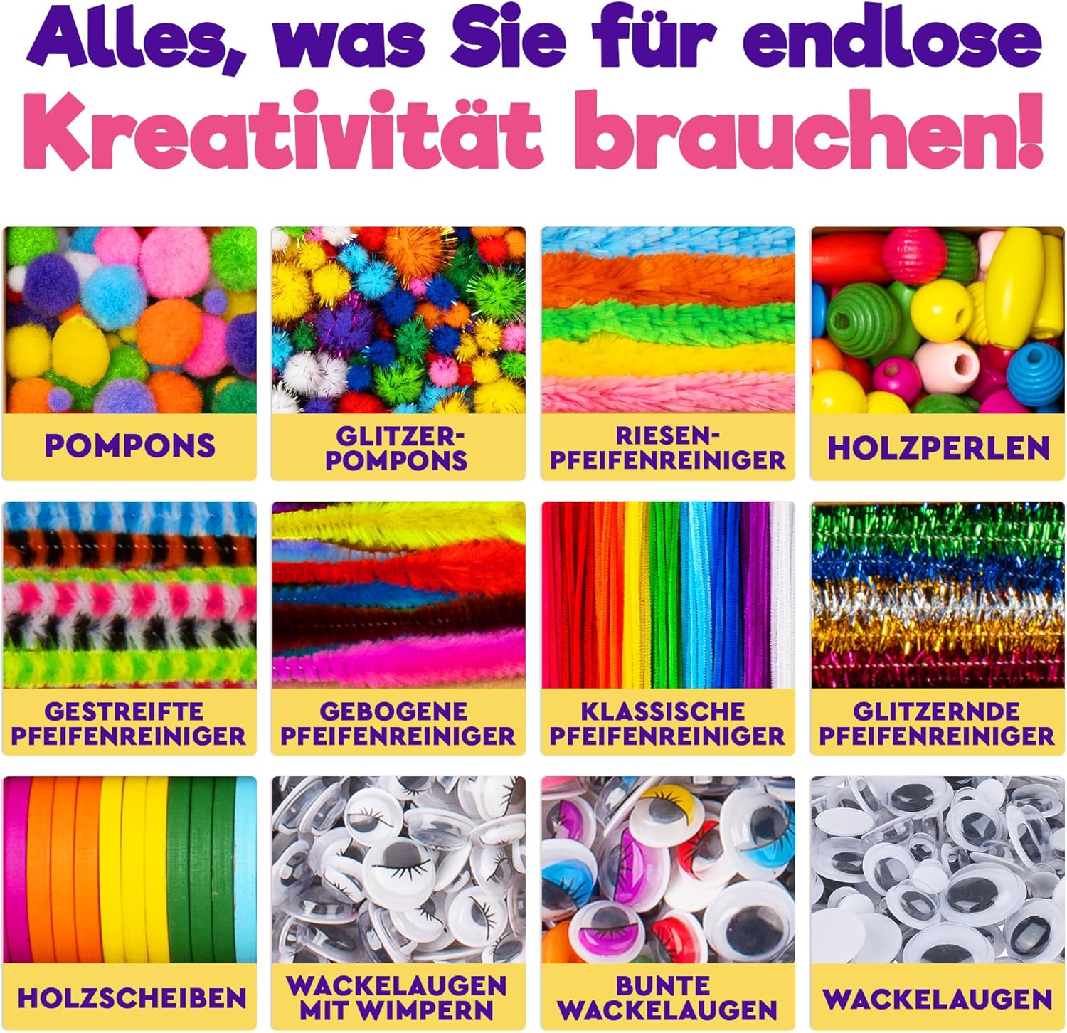 Thumbnail 6 de Blue Squid Bastelset 3000 Teile 🎨