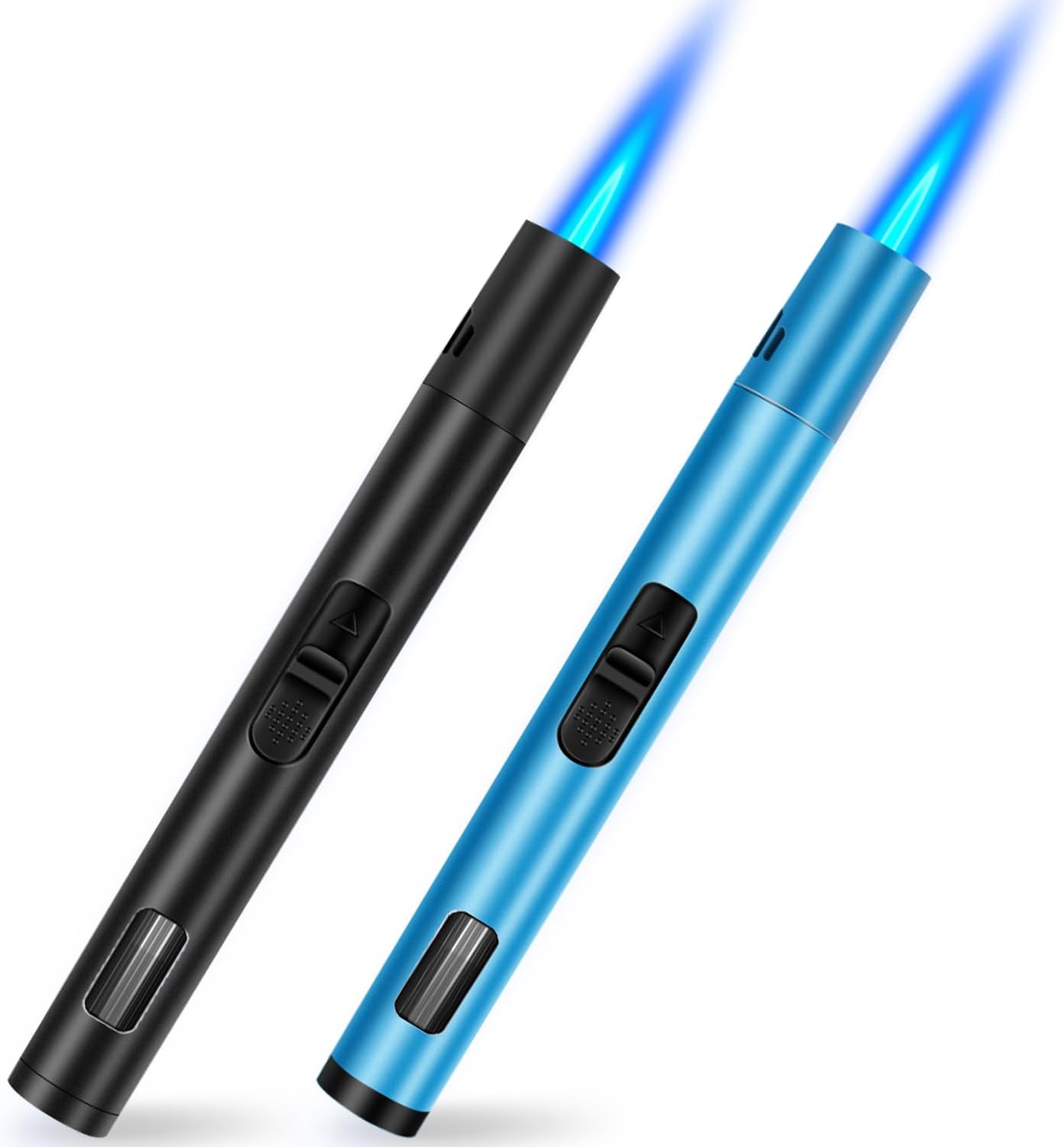 Detalle de LcFun LST-132-1 Refillable Torch Lighter 2-Pack, Wind-Resistant Flame