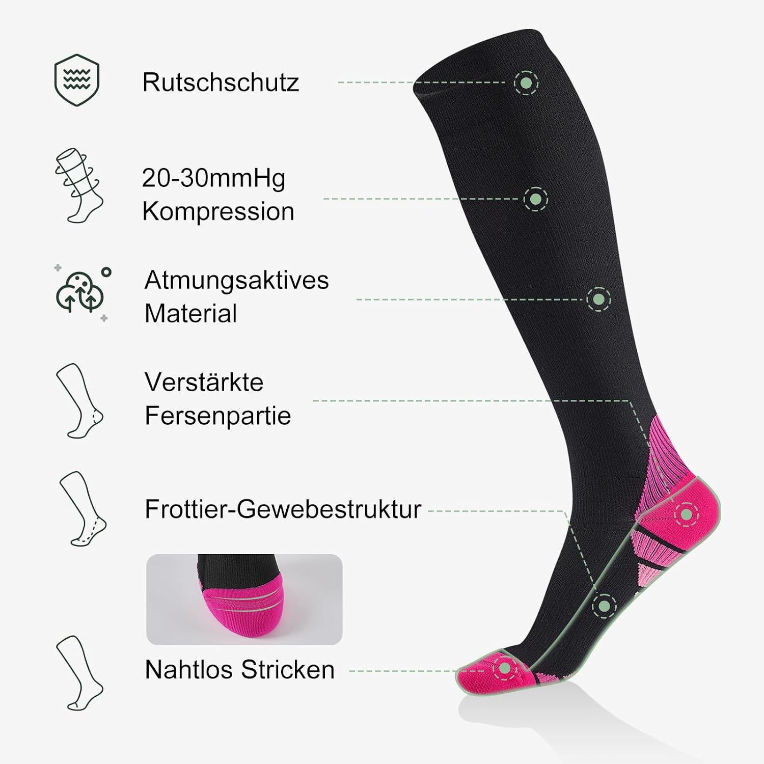 Detalle 2 de Effeet Kompressionsstrümpfe 35-50 mmHg
