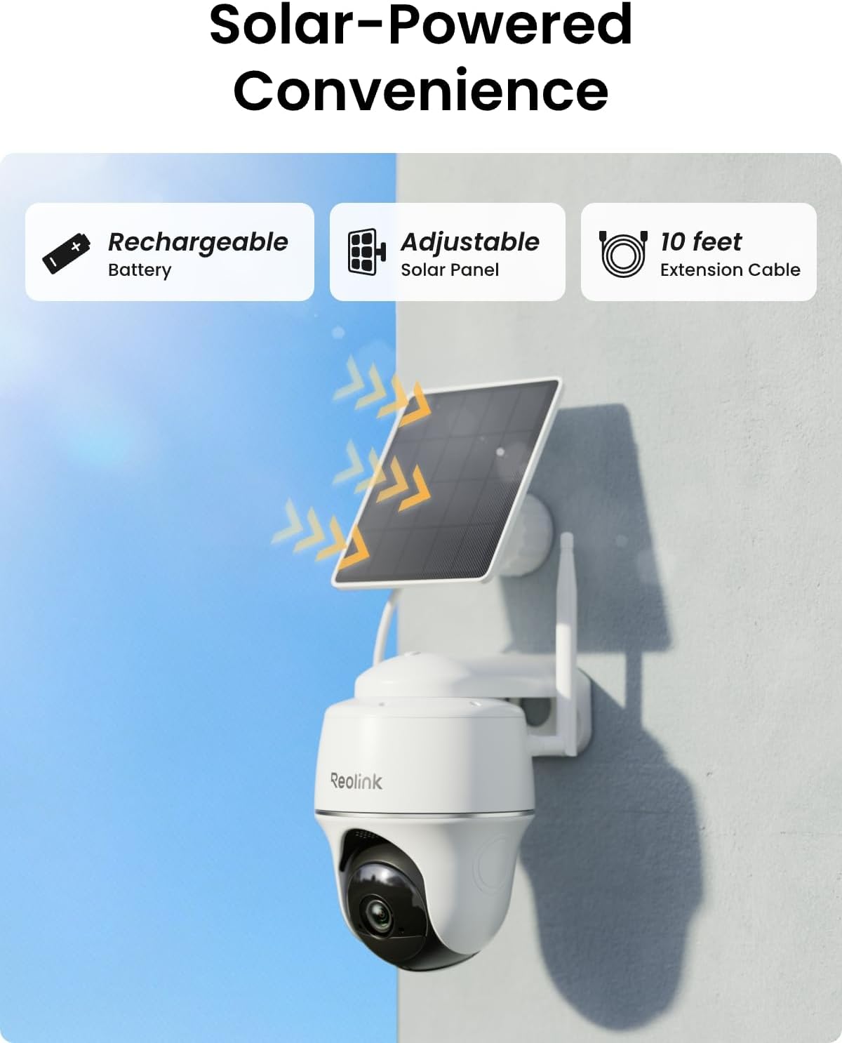 Thumbnail 5 de Reolink Solar-Powered 2K Wireless Security Camera System with Local Storage