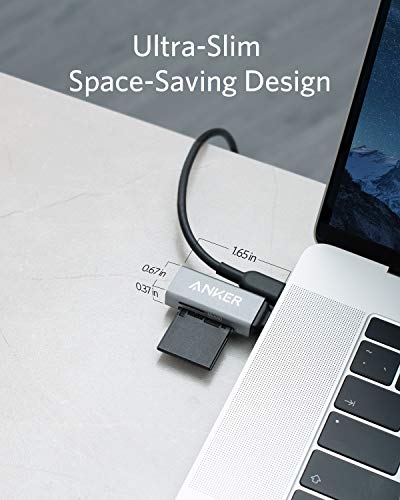 Detalle de Anker 2-in-1 USB-C Memory Card Reader for SD/Micro SD Cards