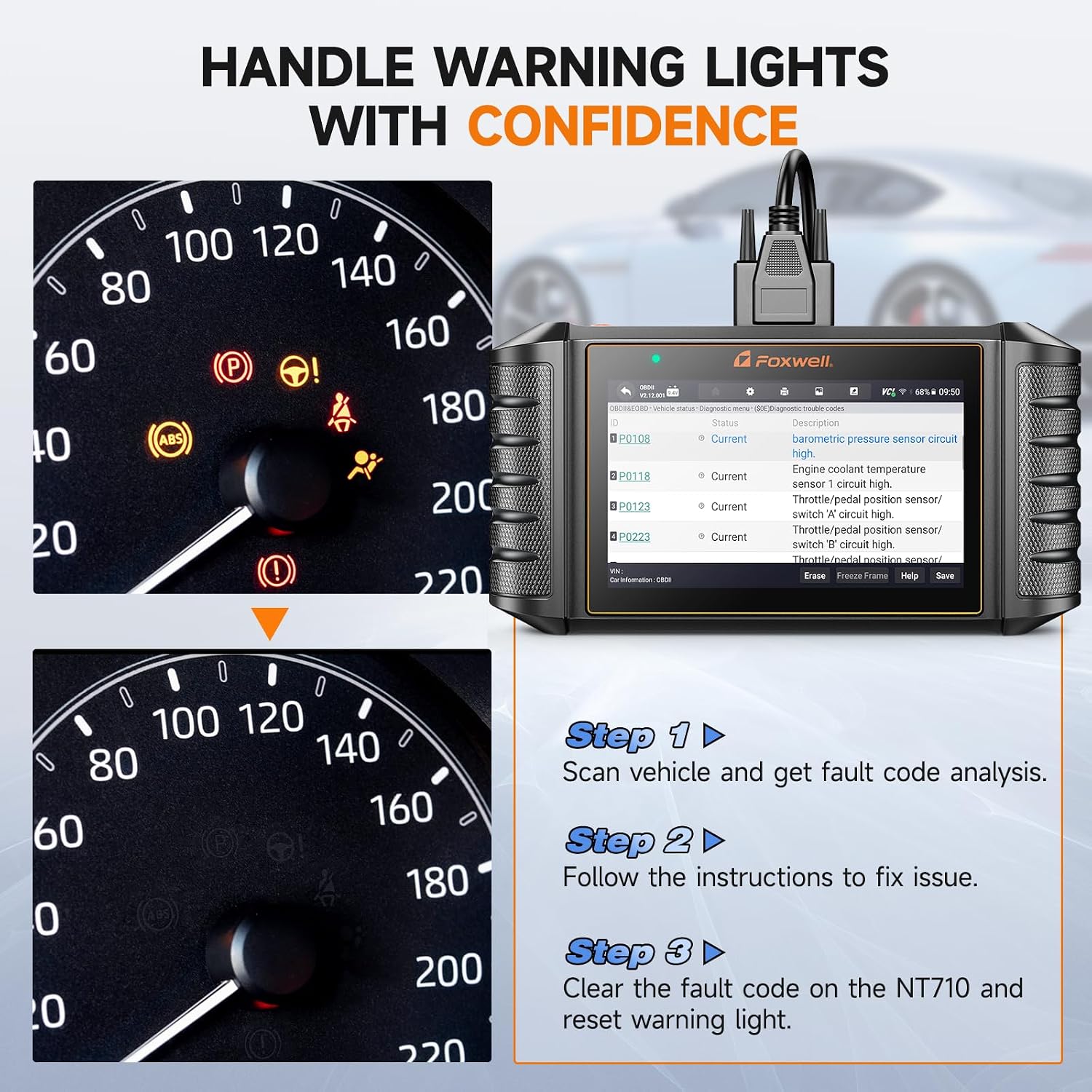 Thumbnail 6 de FOXWELL OBD2 scanner NT710
