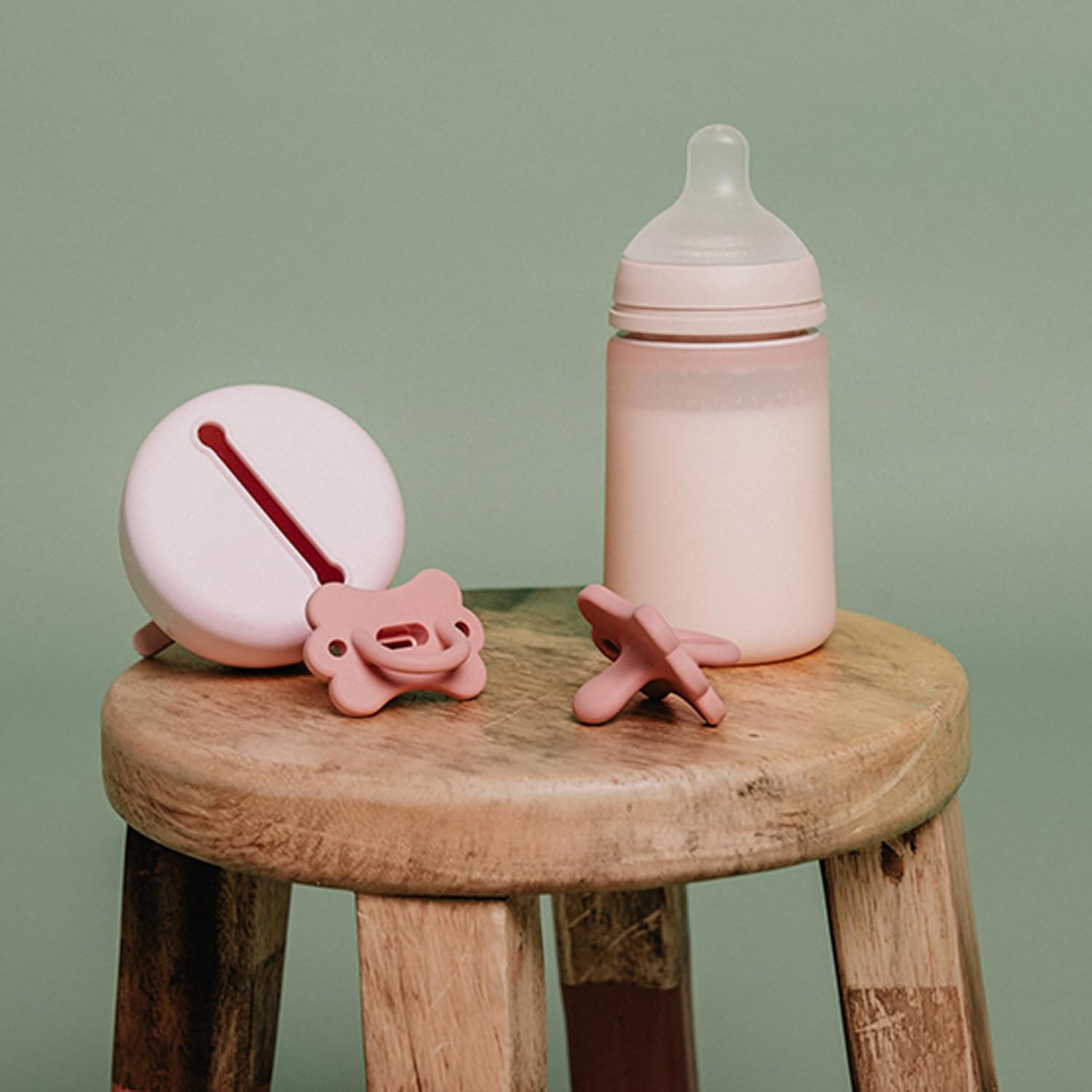 Thumbnail 1 de Suavinex Biberon en silicone avec tétine SX Pro – Débit moyen, Rosewater, 240 ml