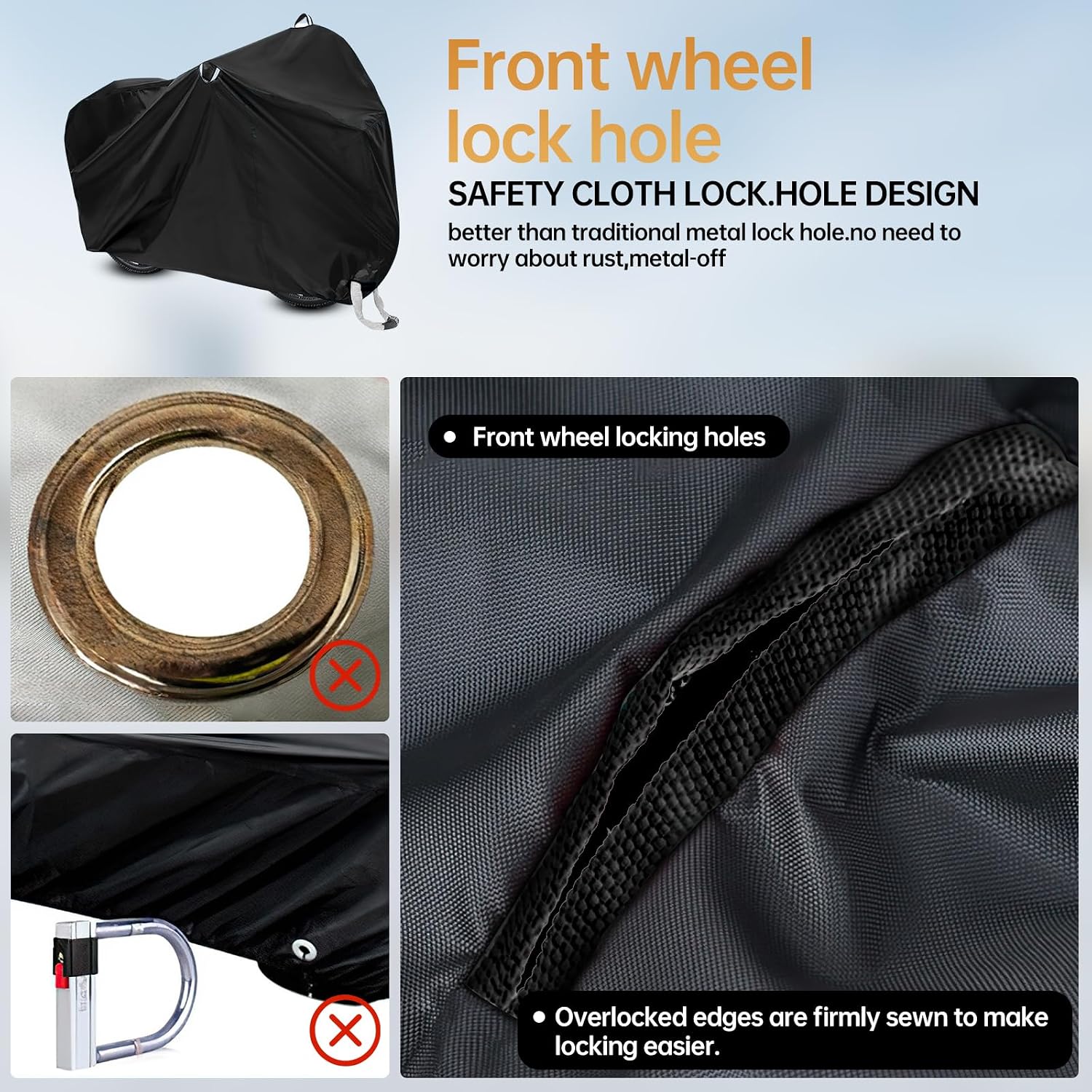 Detalle 2 de MeiLang Bike Cover 200x110x90cm