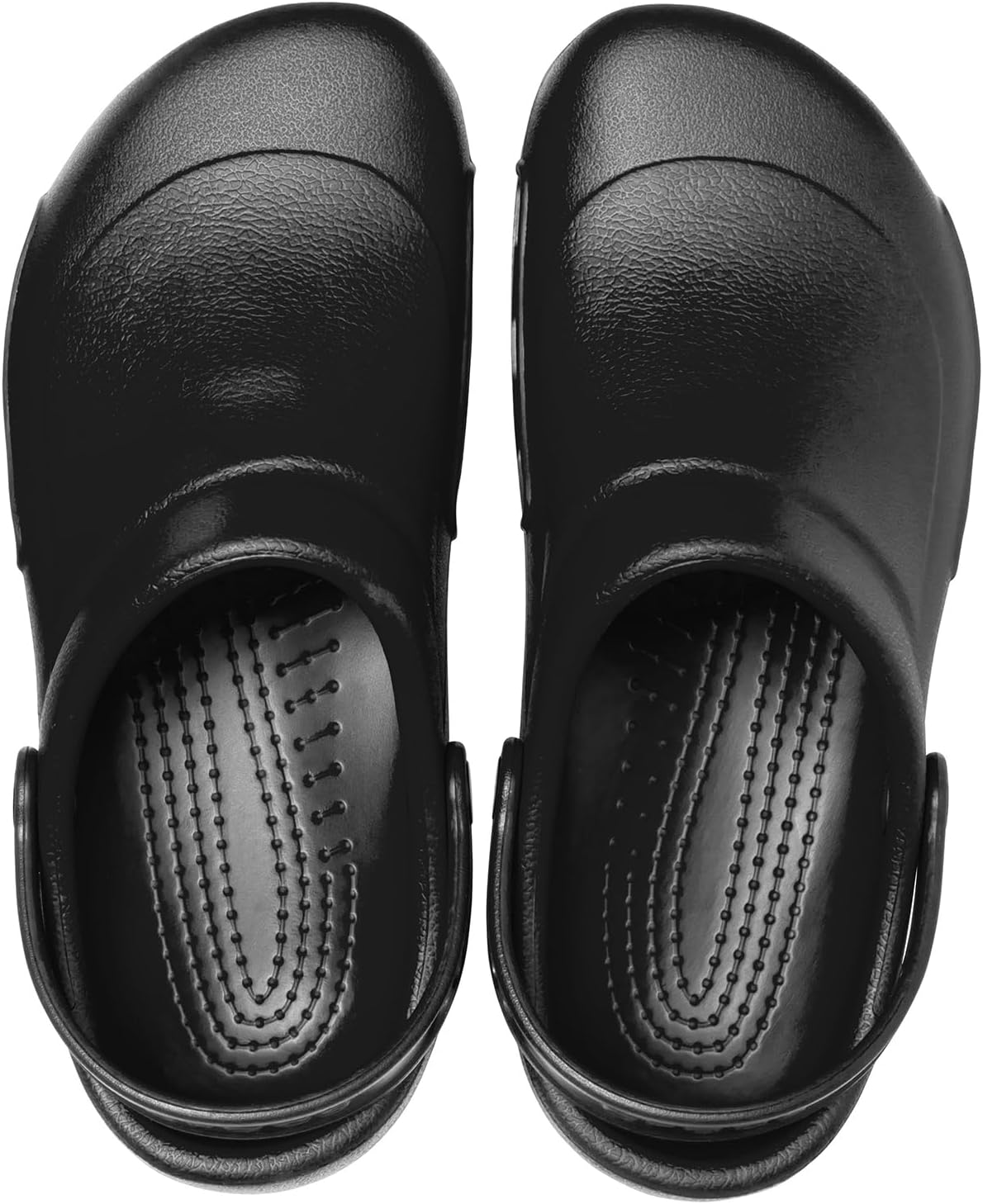 Detalle de Crocs Unisex Clogs in Black (UK 4 Men / UK 5 Women) — Practical Comfort for Everyday Work and Wear