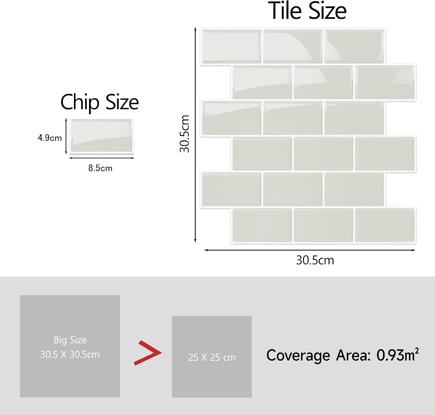 Thumbnail 4 de Yoillione Upgrade Thicker Peel and Stick Tiles 12x12 10 Sheets