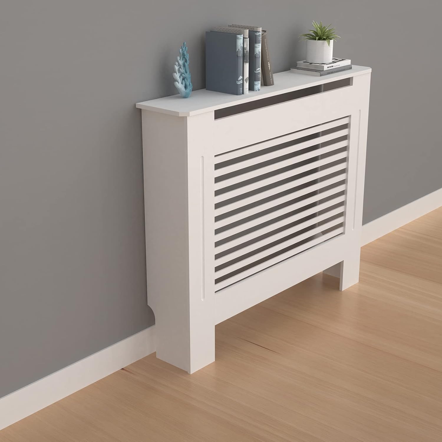 Detalle 2 de FATIVO High Radiator Cover 92 cm White