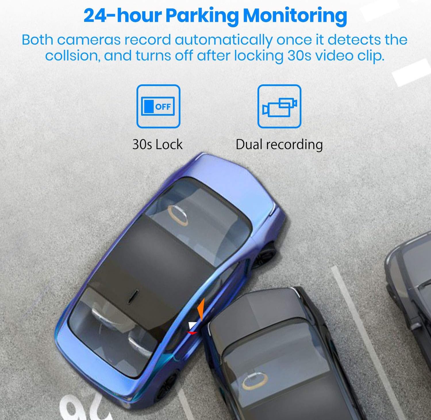 Thumbnail 4 de AUTO-VOX V5PRO 1080P Rear View Mirror