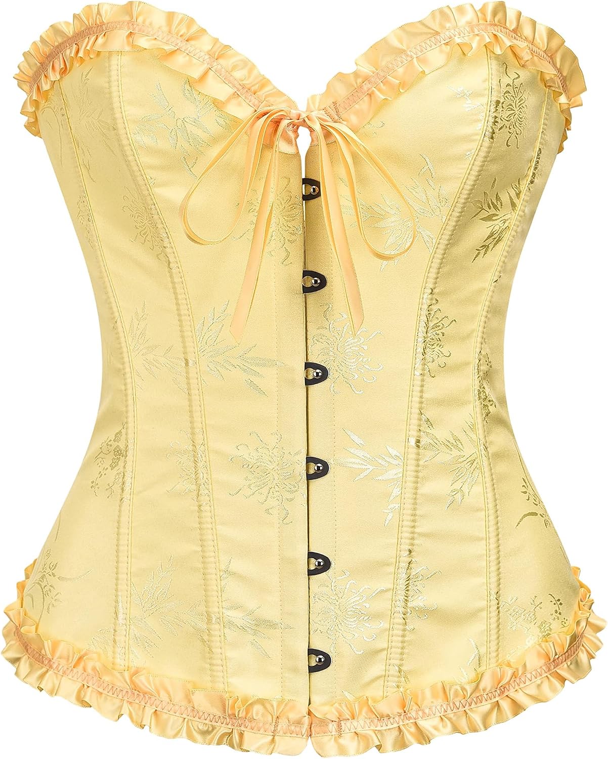 Detalle de SZIVYSHI G819 Women's Corset Bodysuit with Lace Waist and Push-Up Style