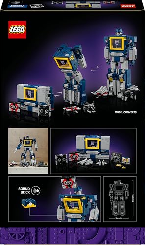 Thumbnail 9 de LEGO Icons Transformers: Soundwave 10358 — Kit di modellismo da esposizione per adulti