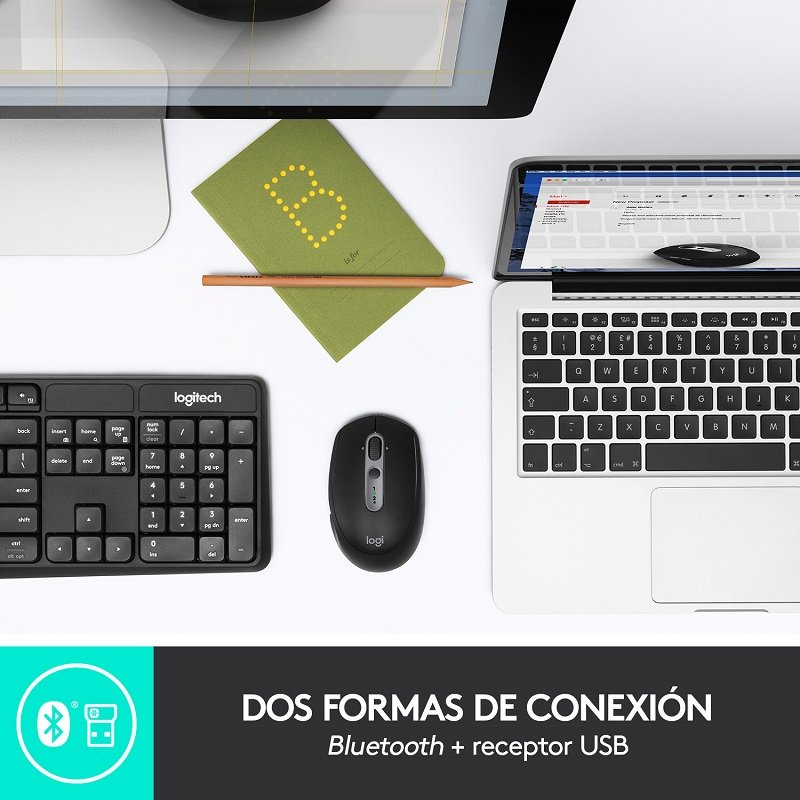 Thumbnail 2 de Logitech M590 Silent: ratón inalámbrico multi-dispositivo para productividad silenciosa