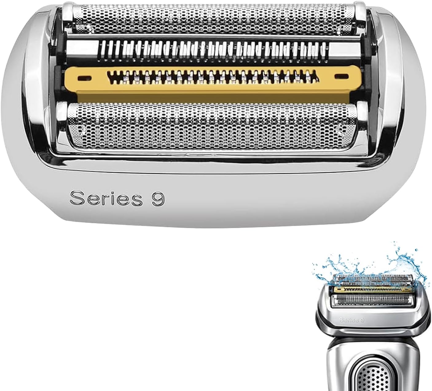 Detalle de 92S Series 9 Elektrorasierer Ersatzteil – Scherkopf Serie 9 (Silber)