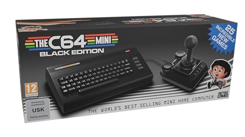 THEC64 mini - Black Edition de Retro Games: C64 mini en negro con 720p y modo BASIC