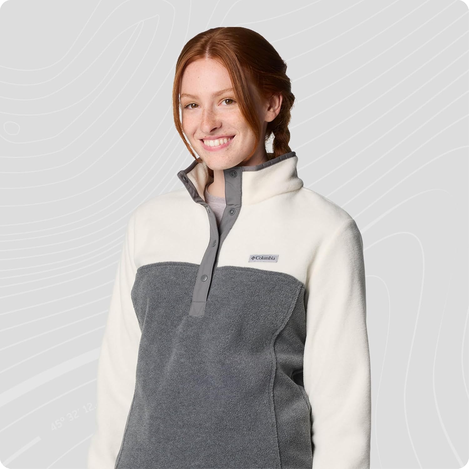 Detalle de Columbia Women's Benton Springs Half-Snap II Fleece Pullover