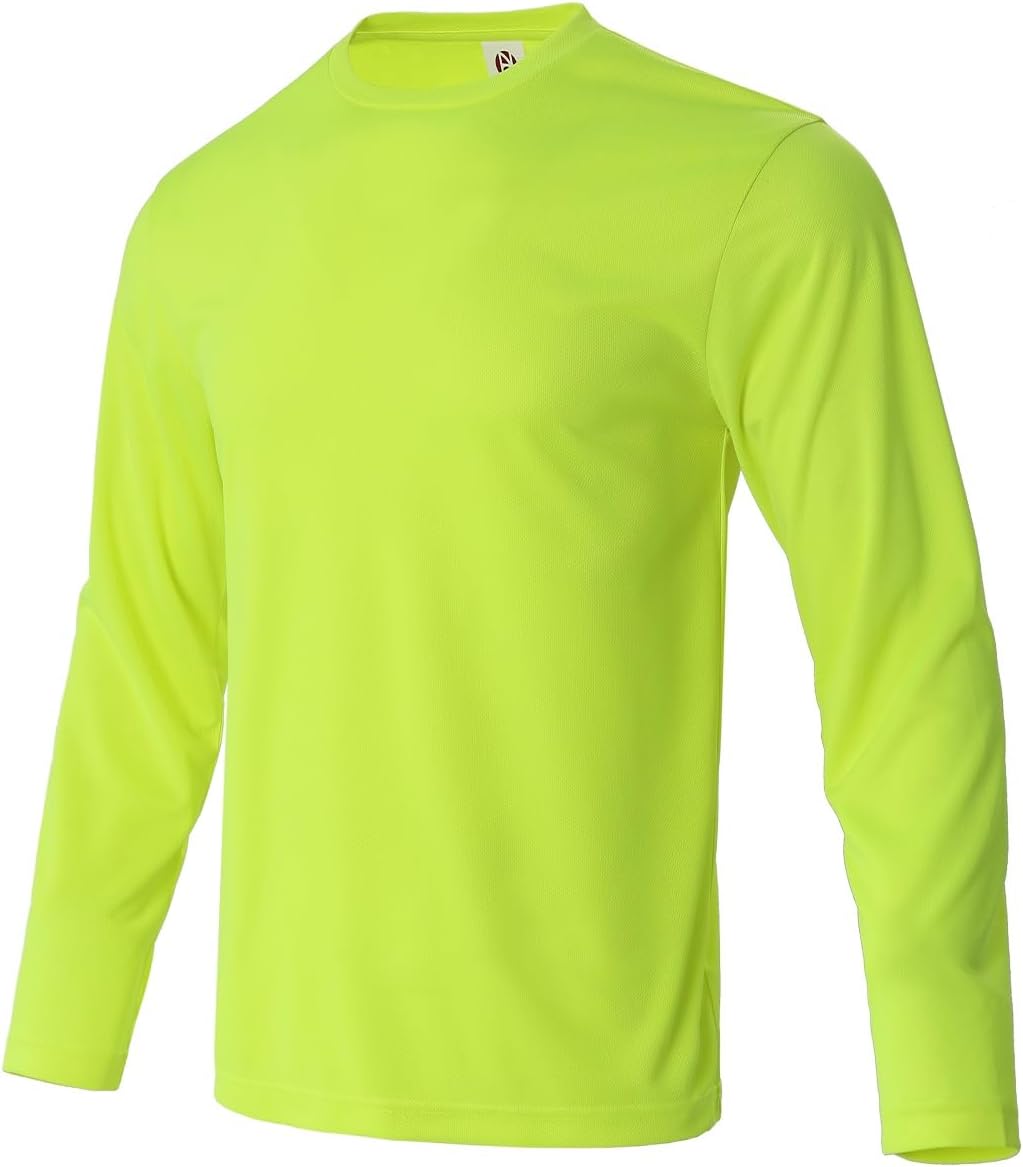 Detalle de Facitisu Men Long Sleeve Pack: Quick Dry Athletic Tee for Running and Training