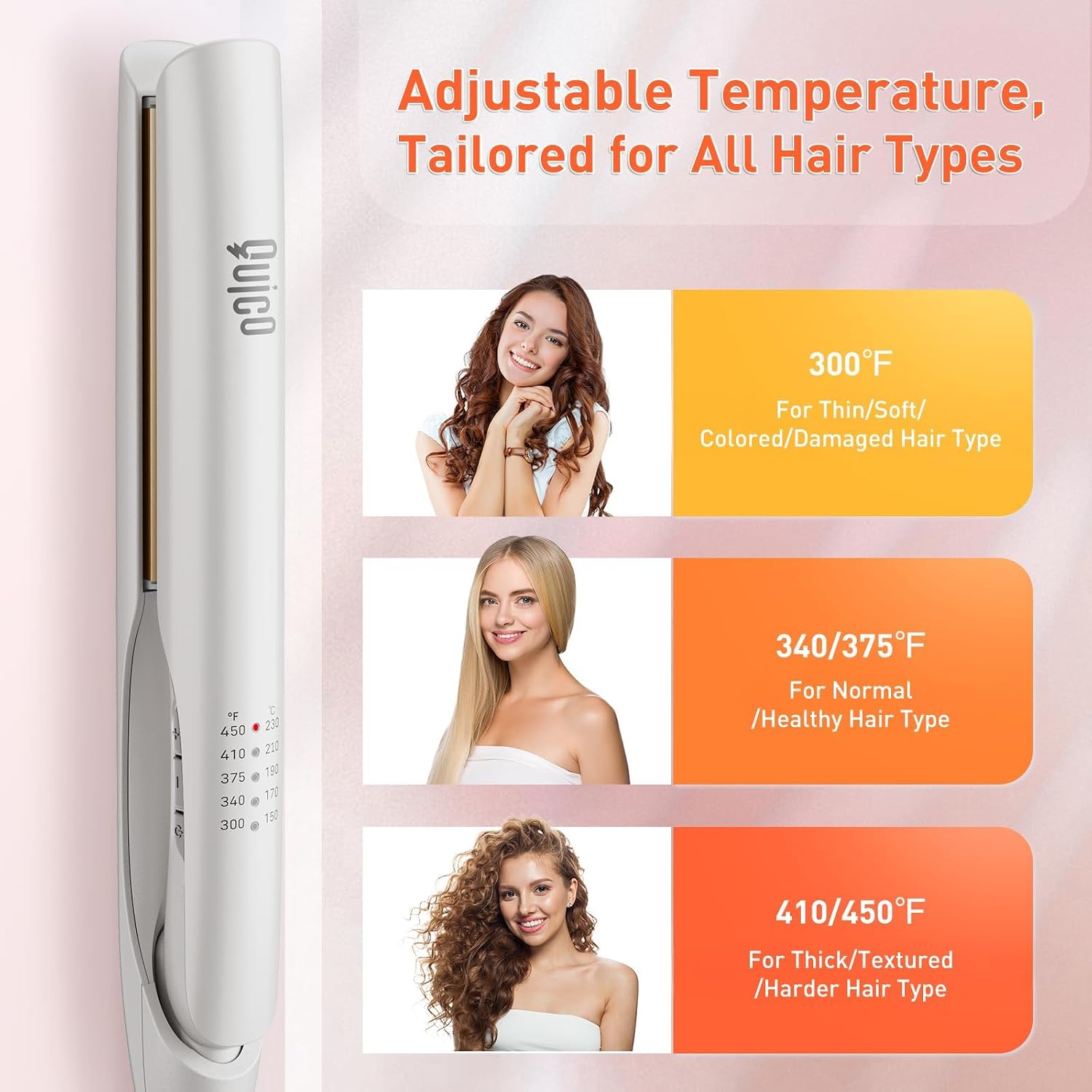 Thumbnail 6 de Quico Upgrade Hair Straightener: Dual Voltage Travel Flat Iron & Curler