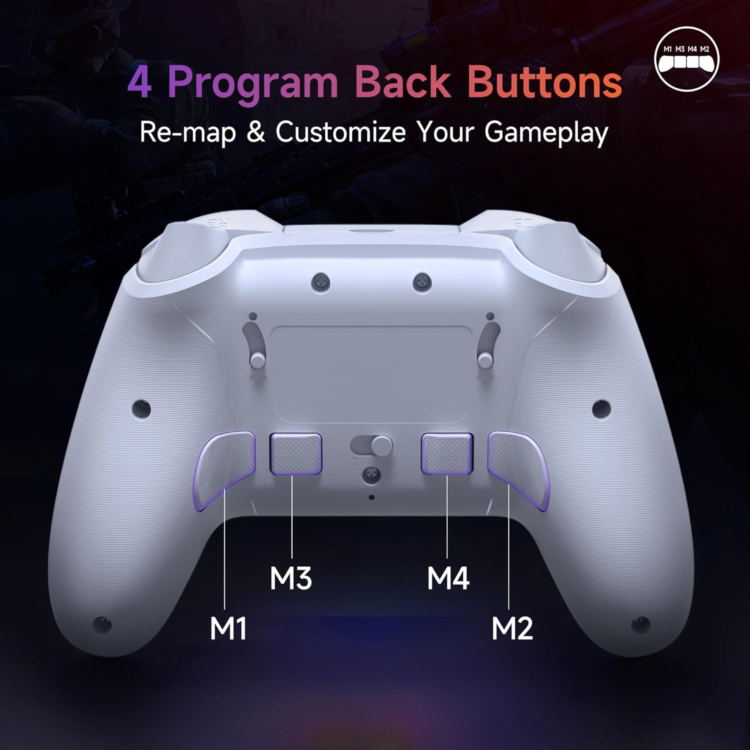 Thumbnail 6 de EasySMX X20 Wireless PC Controller with 7-Colour RGB Lights and Hall Trigger