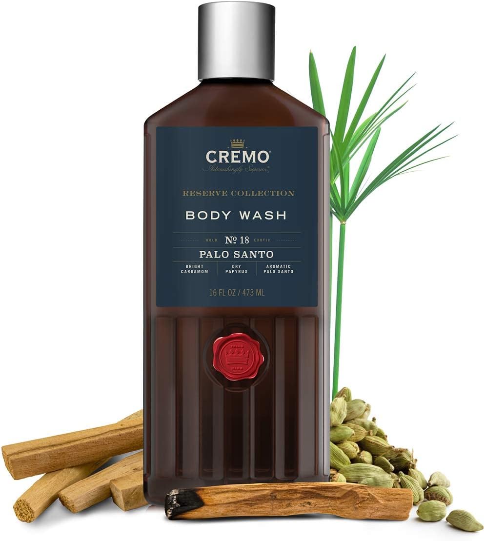 Detalle 2 de Bagnoschiuma Reserve Collection Cremo – Gel Doccia Uomo al Palo Santo, 473 ml