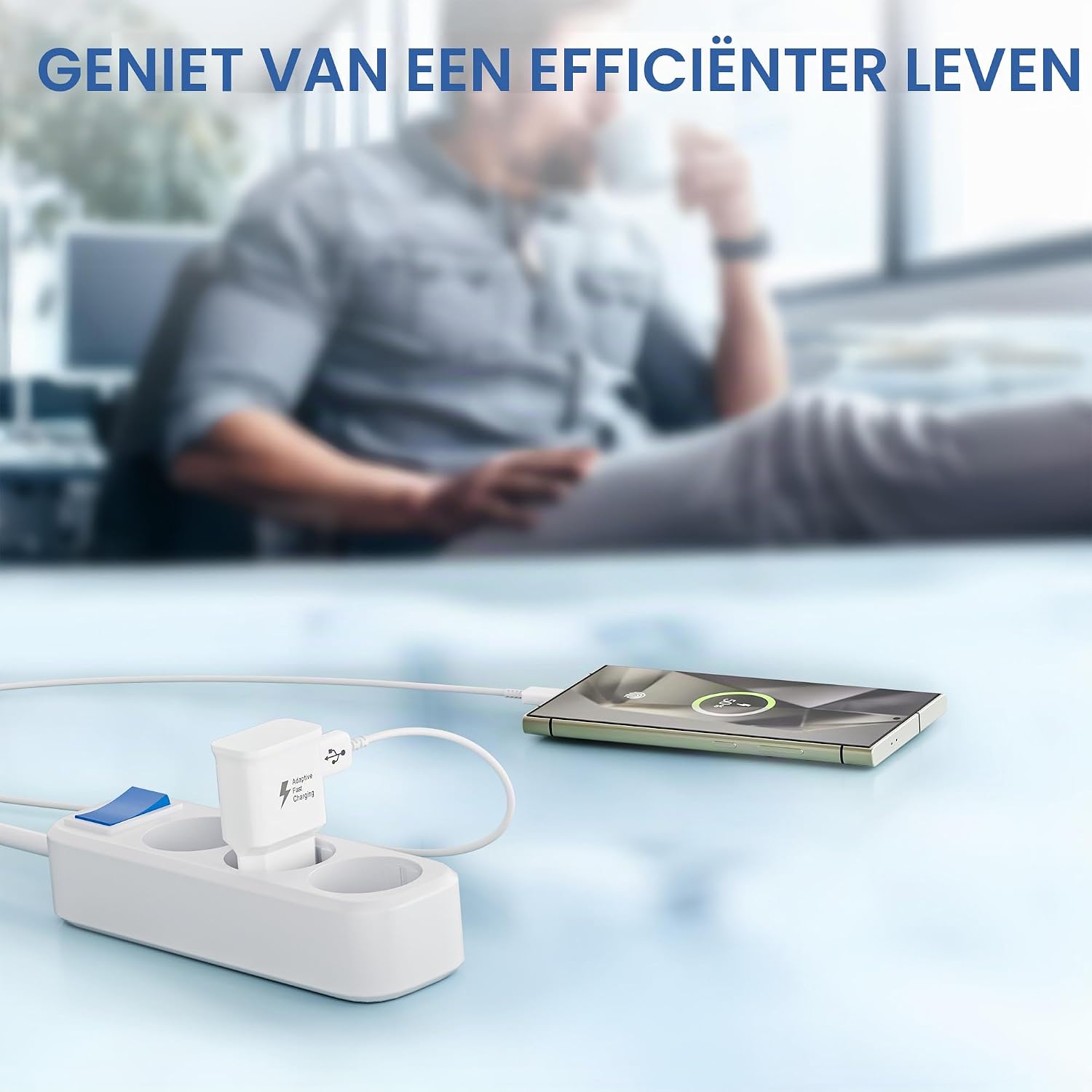Thumbnail 4 de PUQAKE EP-TA200A USB-A-opladerset, 2 stuks van 15W, wit