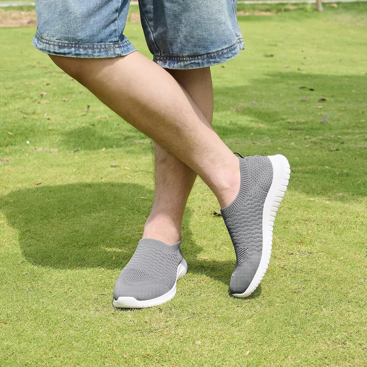 Thumbnail 2 de TIOSEBON Men’s Slip-On Trainers: Lightweight Road Running Shoes