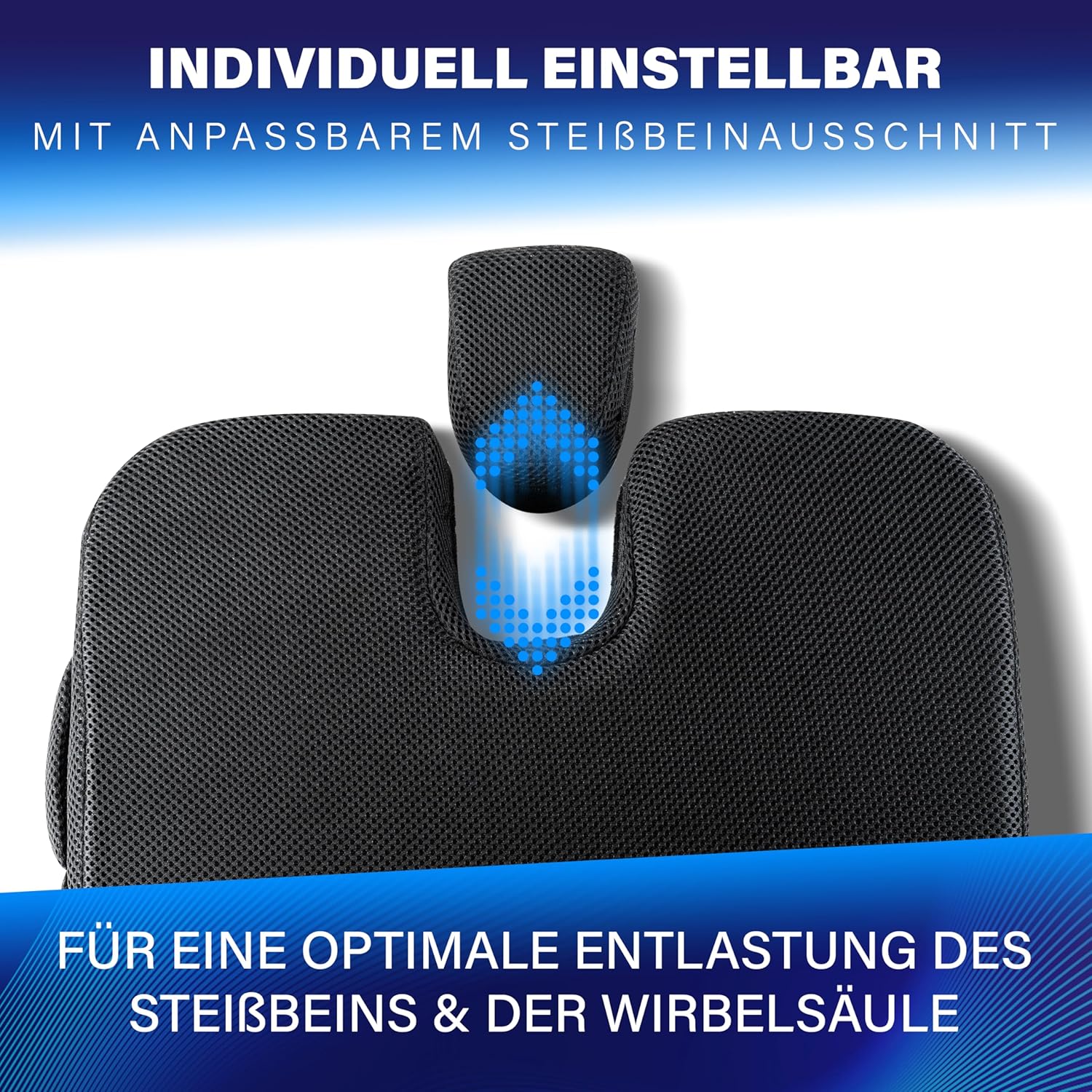 Detalle 2 de Healthfix® Auto-Keilkissen Fest 85–135 kg