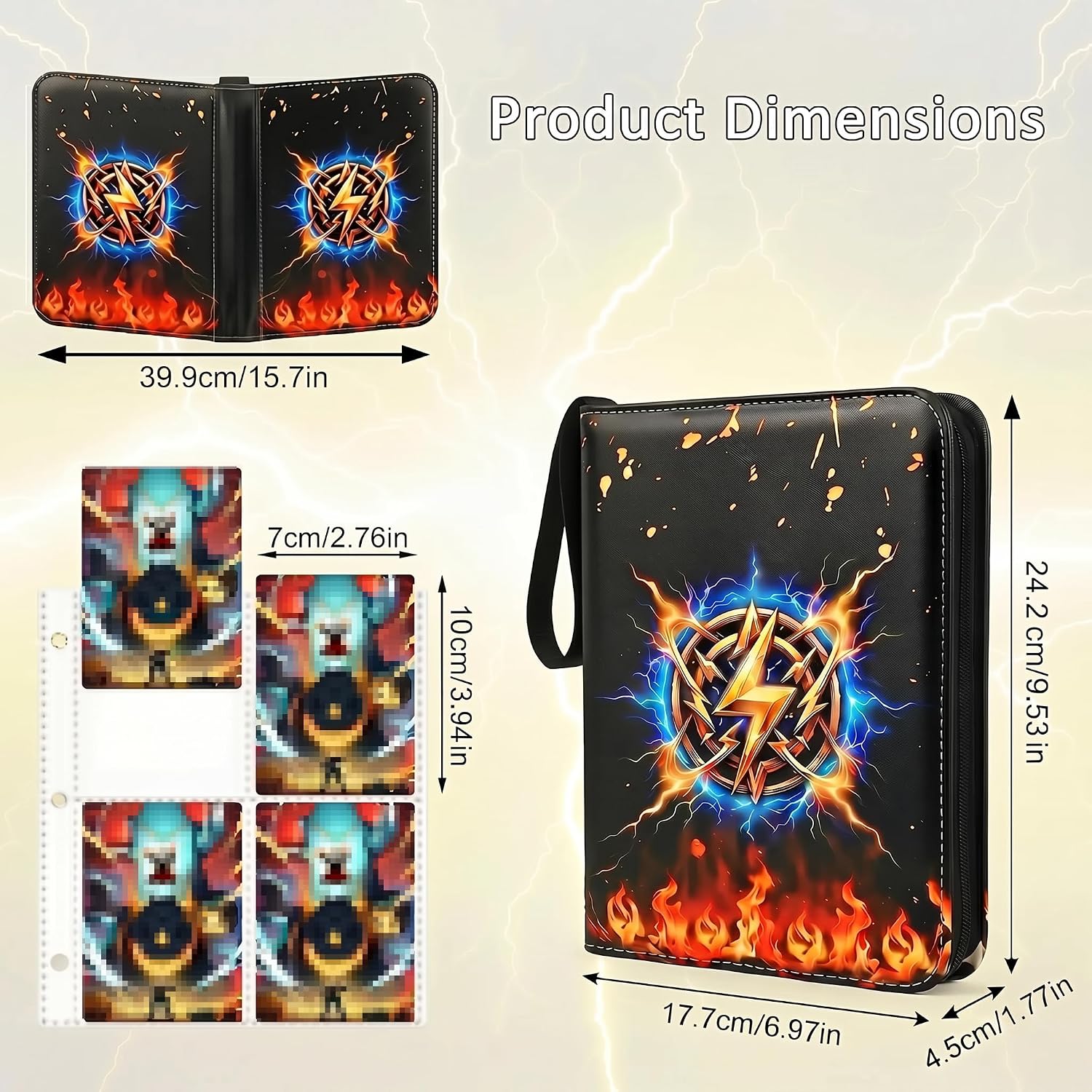 Thumbnail 1 de KORVORIA Album Porta Carte: 440 Tasche, 55 Pagine, PU con chiusura metallica