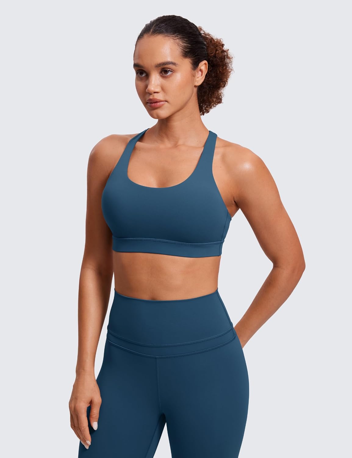 Thumbnail 1 de CRZ YOGA Donna Reggiseno Yoga Imbottito con Supporto Criss Cross Back