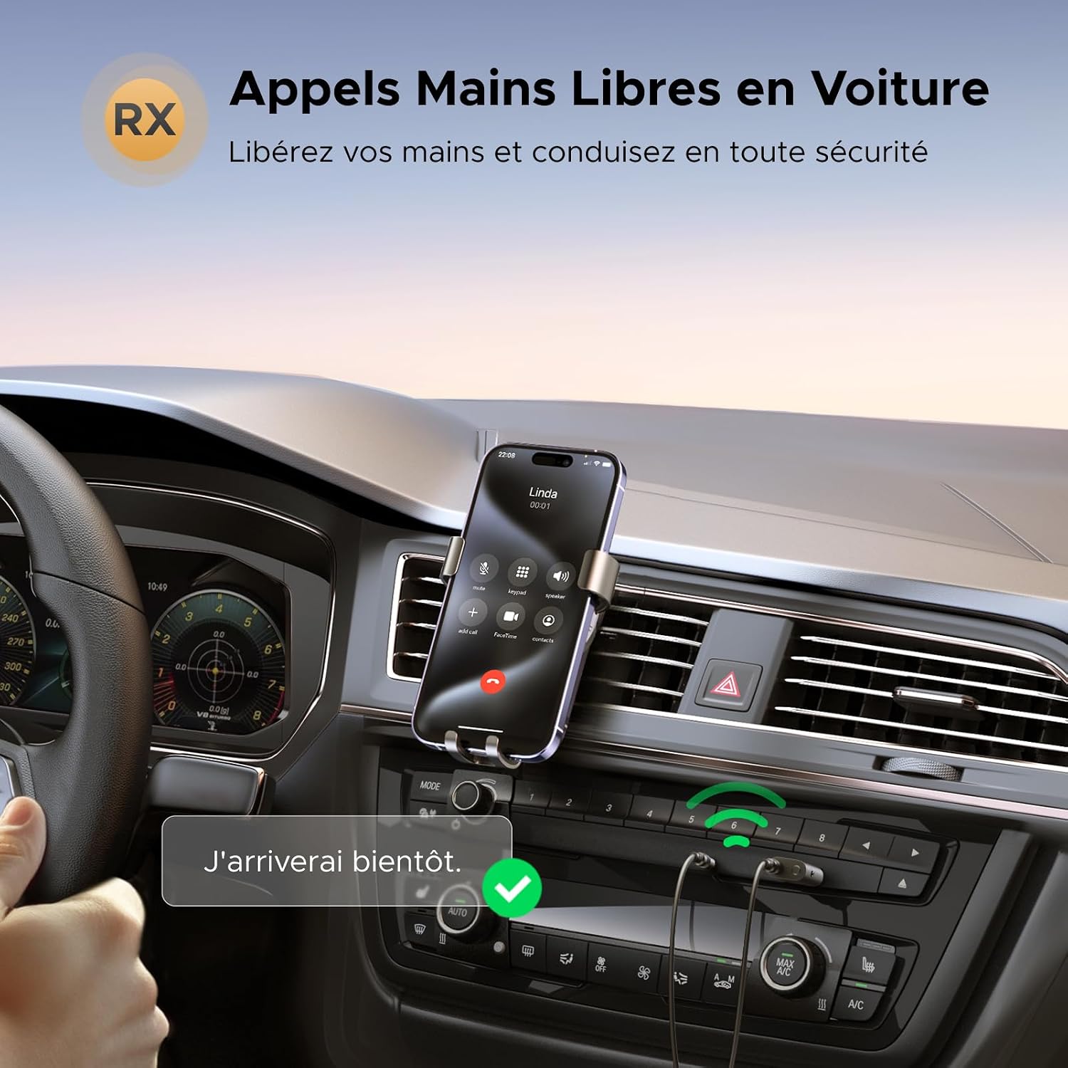 Detalle de UGREEN Adaptateur Bluetooth 5.4 jack 3,5 mm