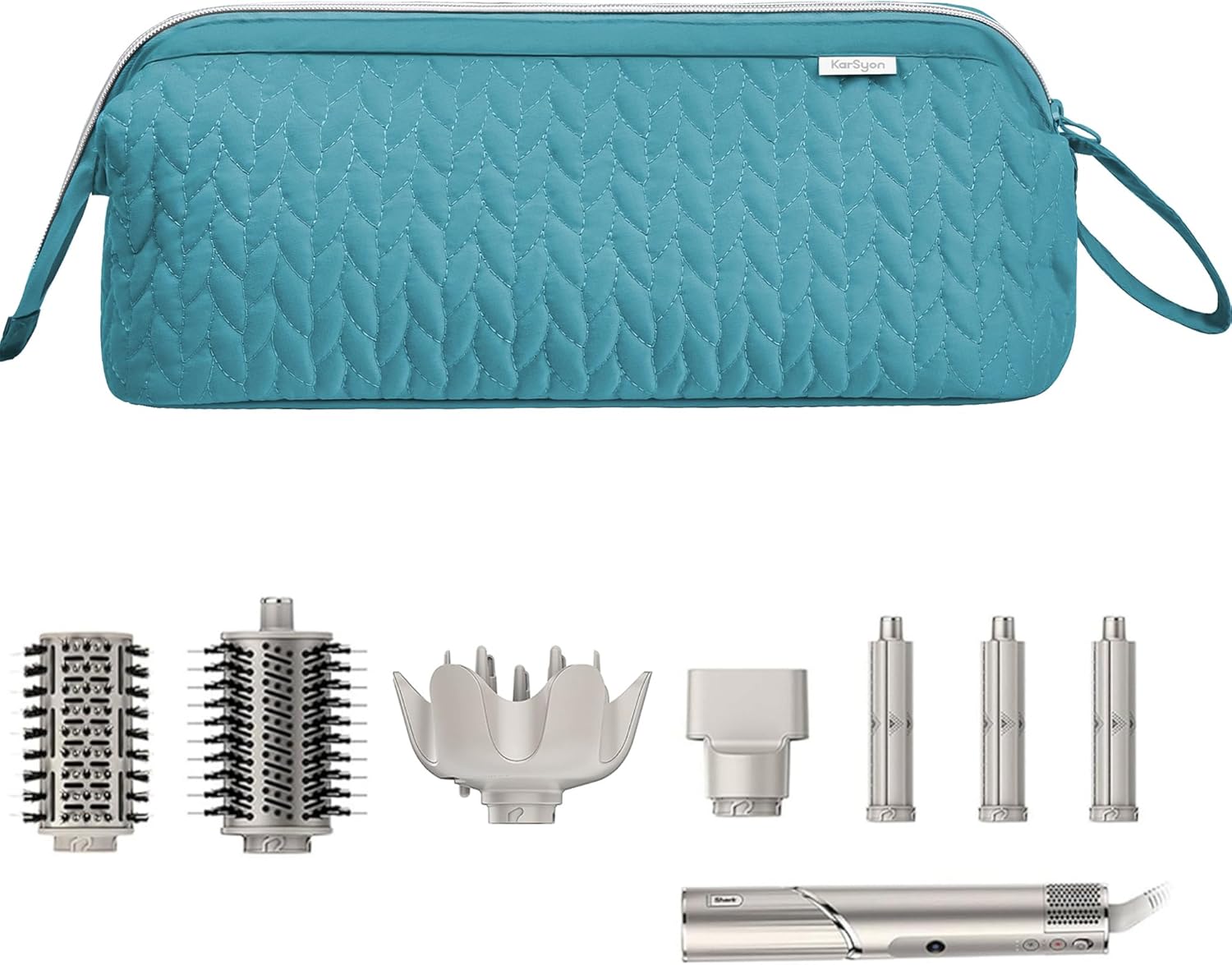 Detalle de KarSyon Shark Flex Style Case for Dyson Airwrap travel bag