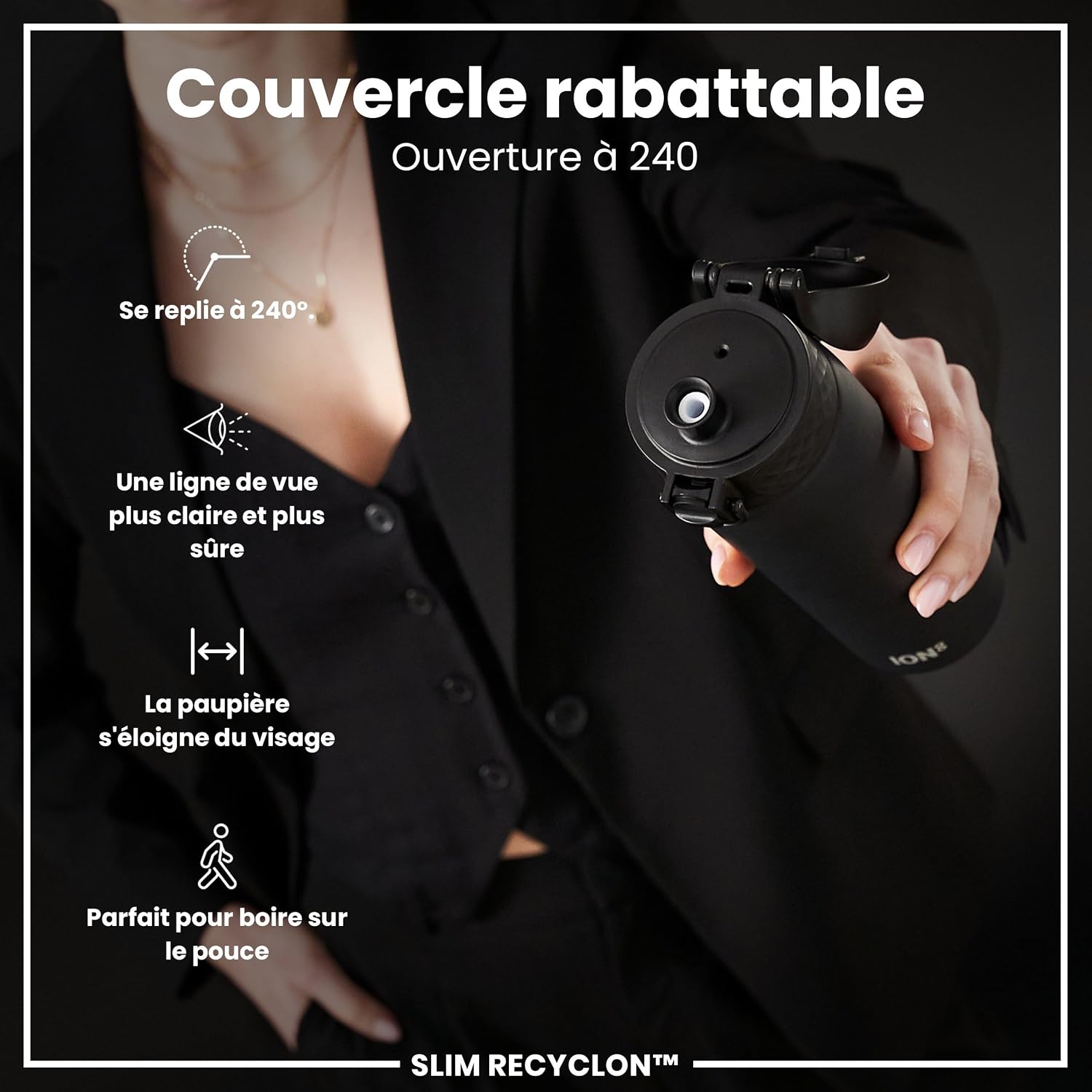 Detalle 2 de Ion8 Gourde Paille 500 ml 🥤