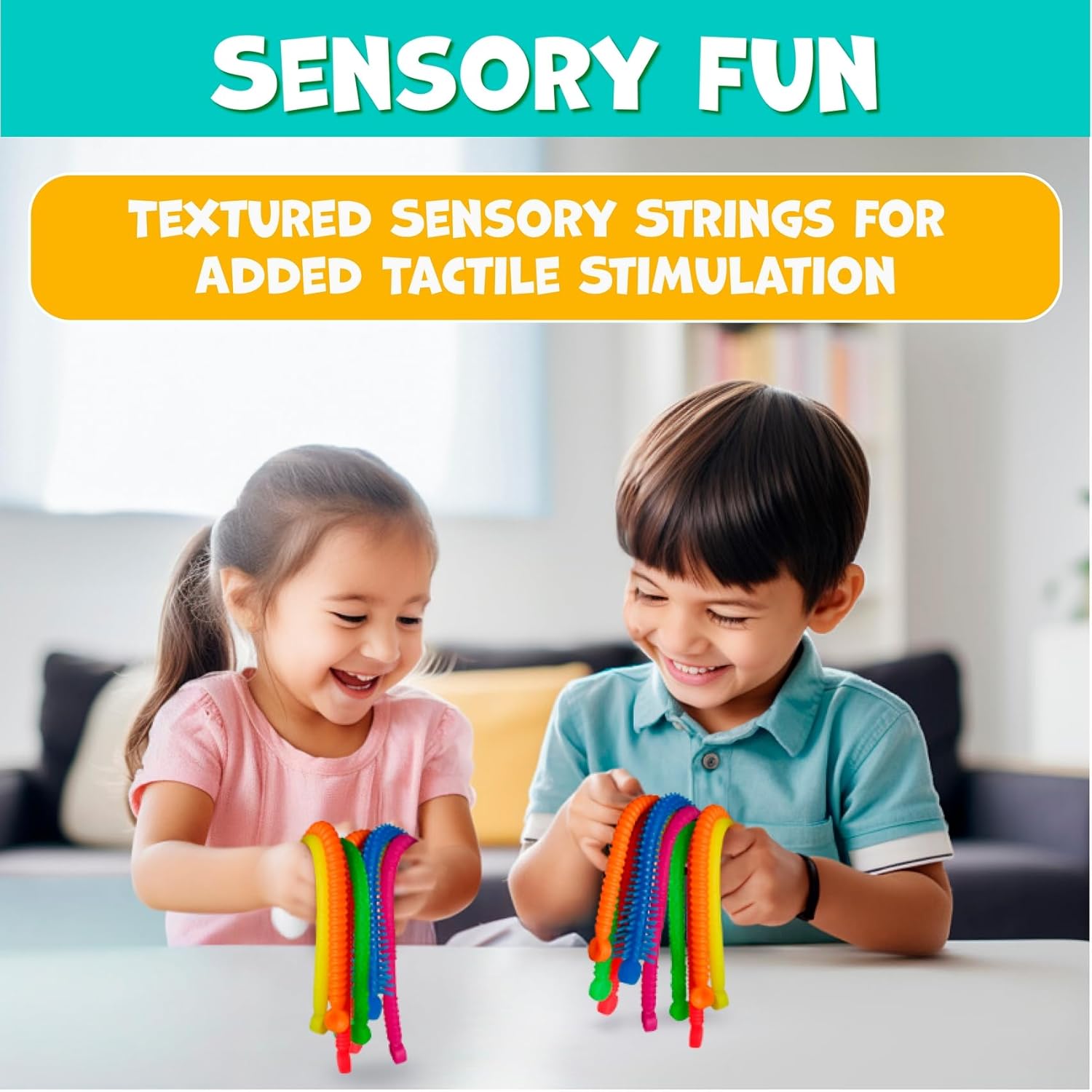 Detalle de BUNMO Stretchy Sensory Strings 6-pack
