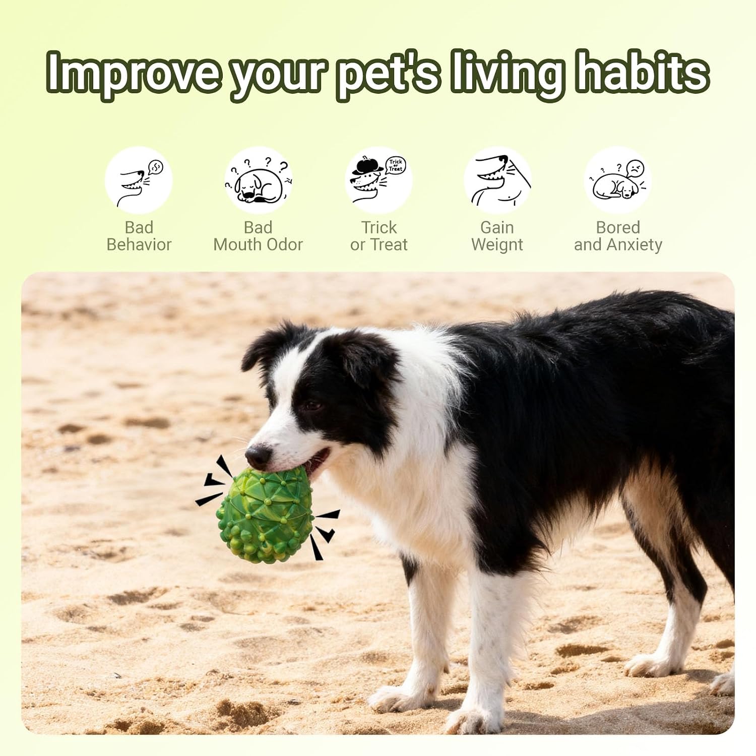 Thumbnail 6 de Indestructible pinecone squeaky dog toy