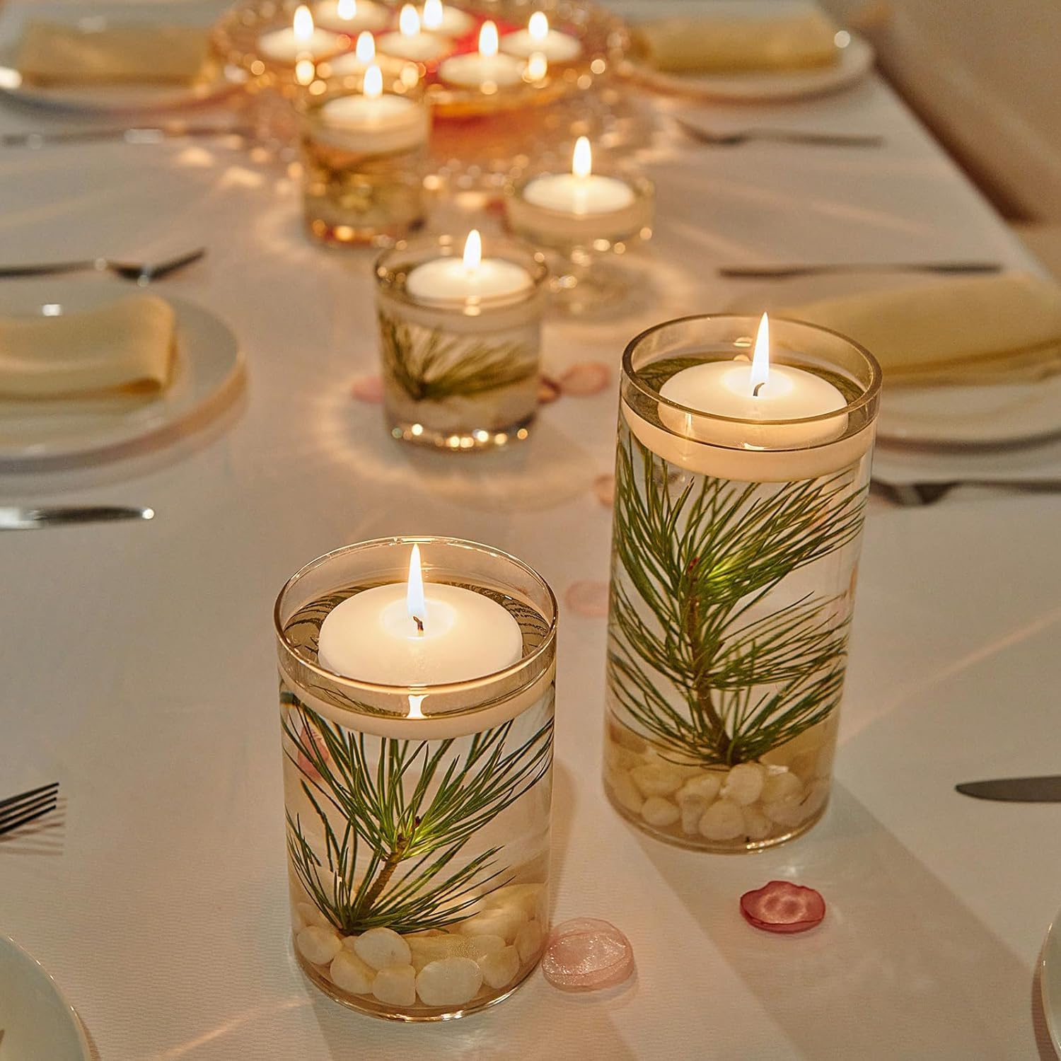 Thumbnail 3 de CLTNIKET fltc243 Floating Candles, 3-inch White, 8–10-Hour Burn