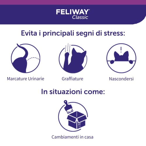 Detalle de FELIWAY Classic Spray Calmante per Gatti, 60 ml: tranquillità a casa e in viaggio