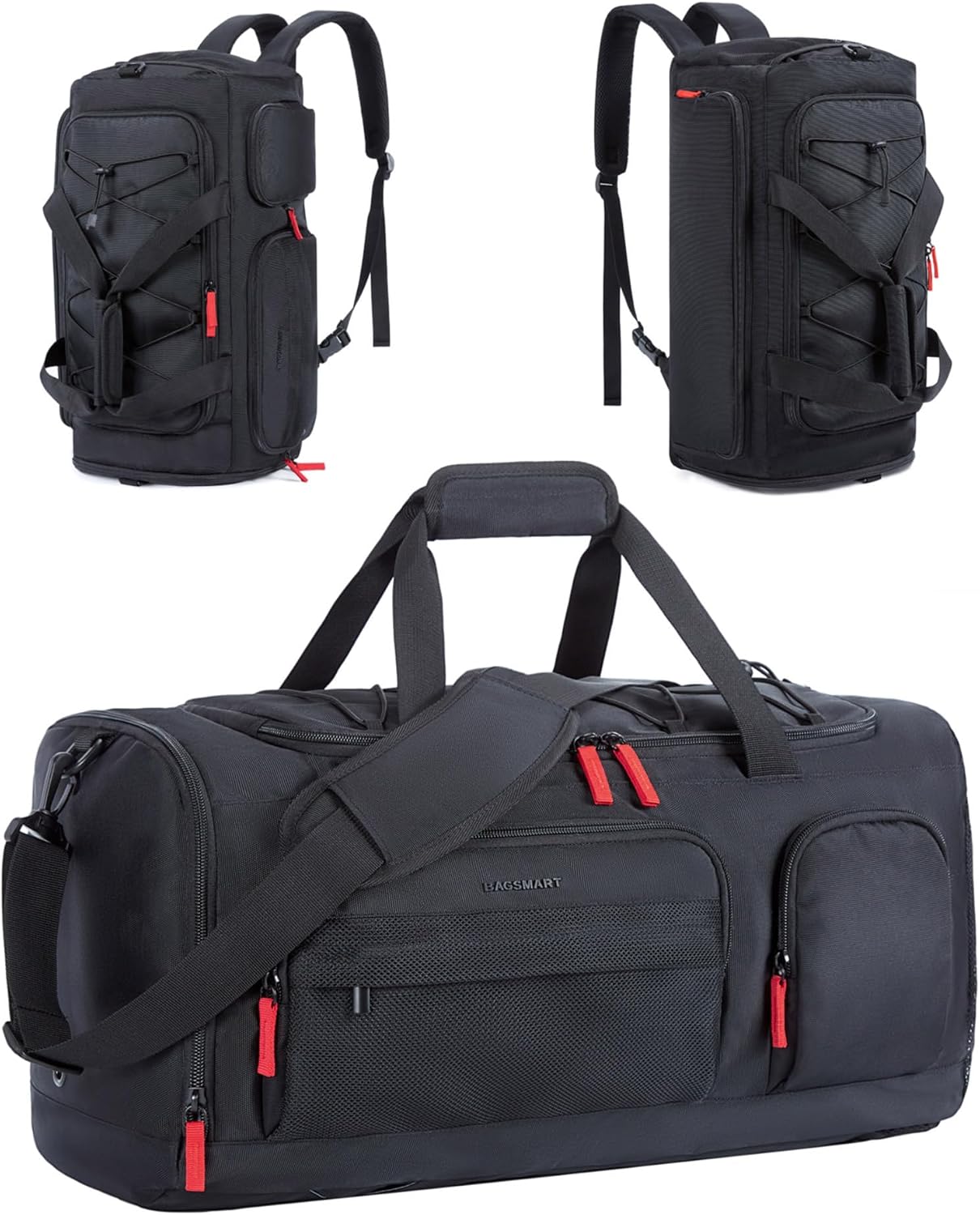Detalle de BAGSMART 35L Gym Duffel Bag with Laptop Compartment