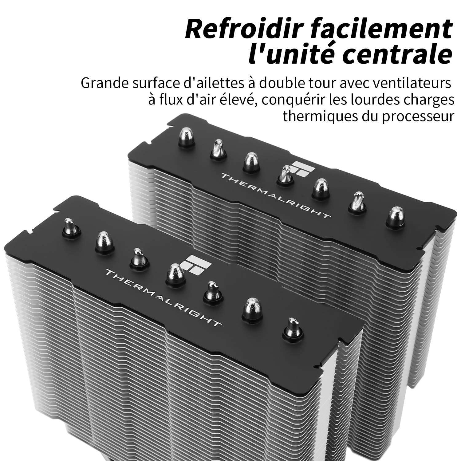 Detalle de Thermalright Phantom Spirit 120SE CPU-Luftkühler 154mm